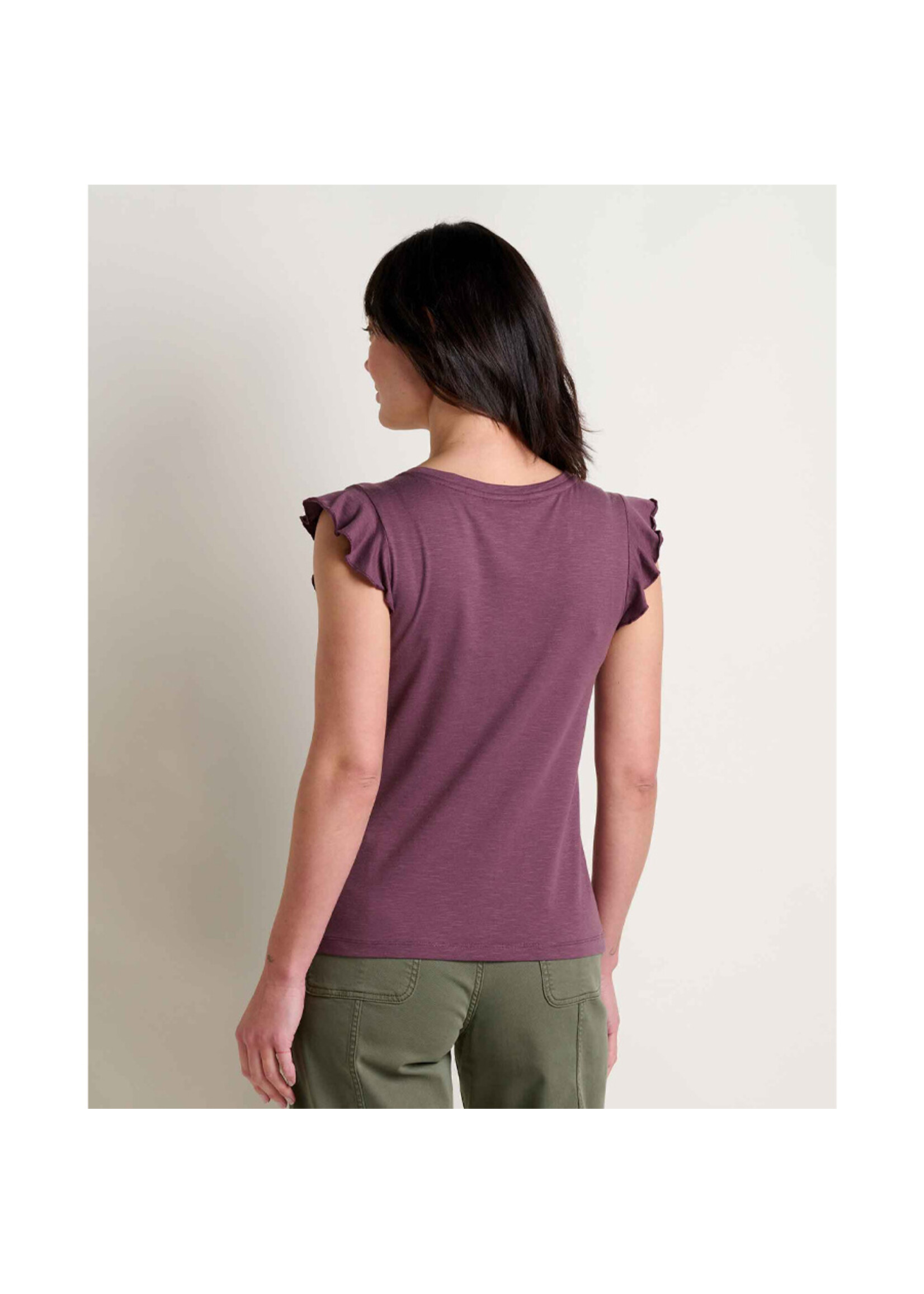 TOAD & CO T-shirt RUFFLITA / Huckleberry (Femme)
