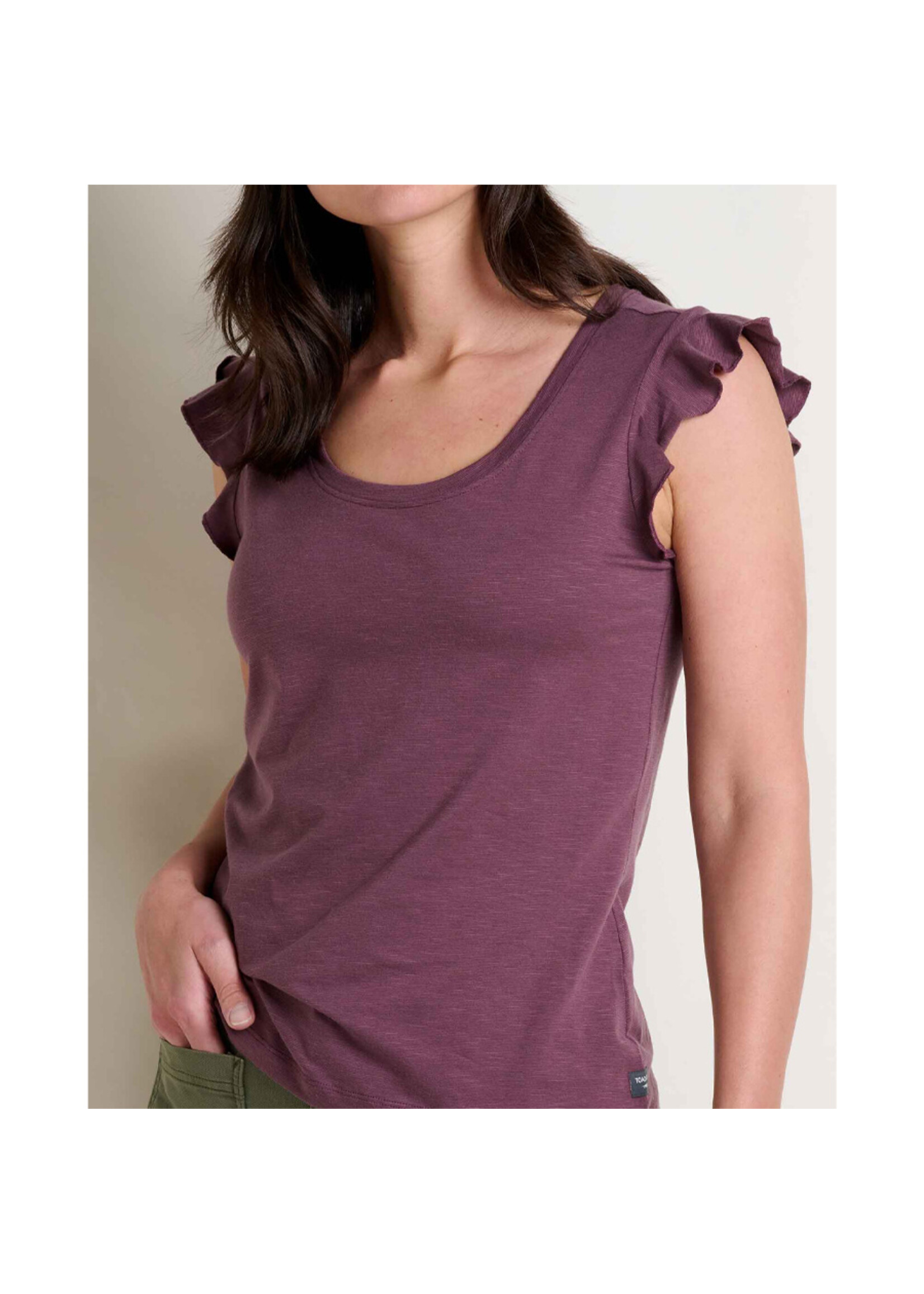 TOAD & CO T-shirt RUFFLITA / Huckleberry (Femme)