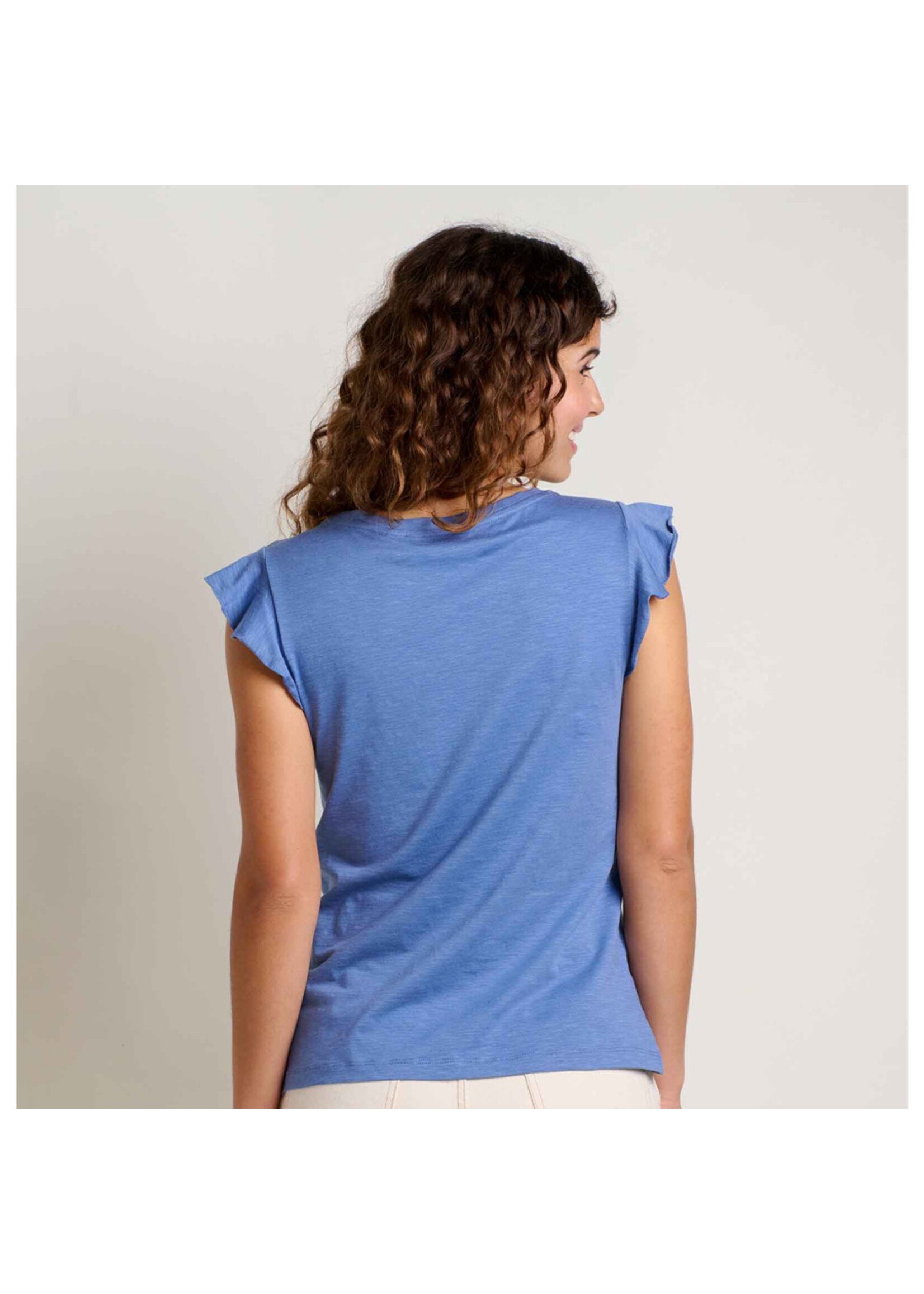TOAD & CO T-shirt RUFFLITA / Kyanite (Femme)
