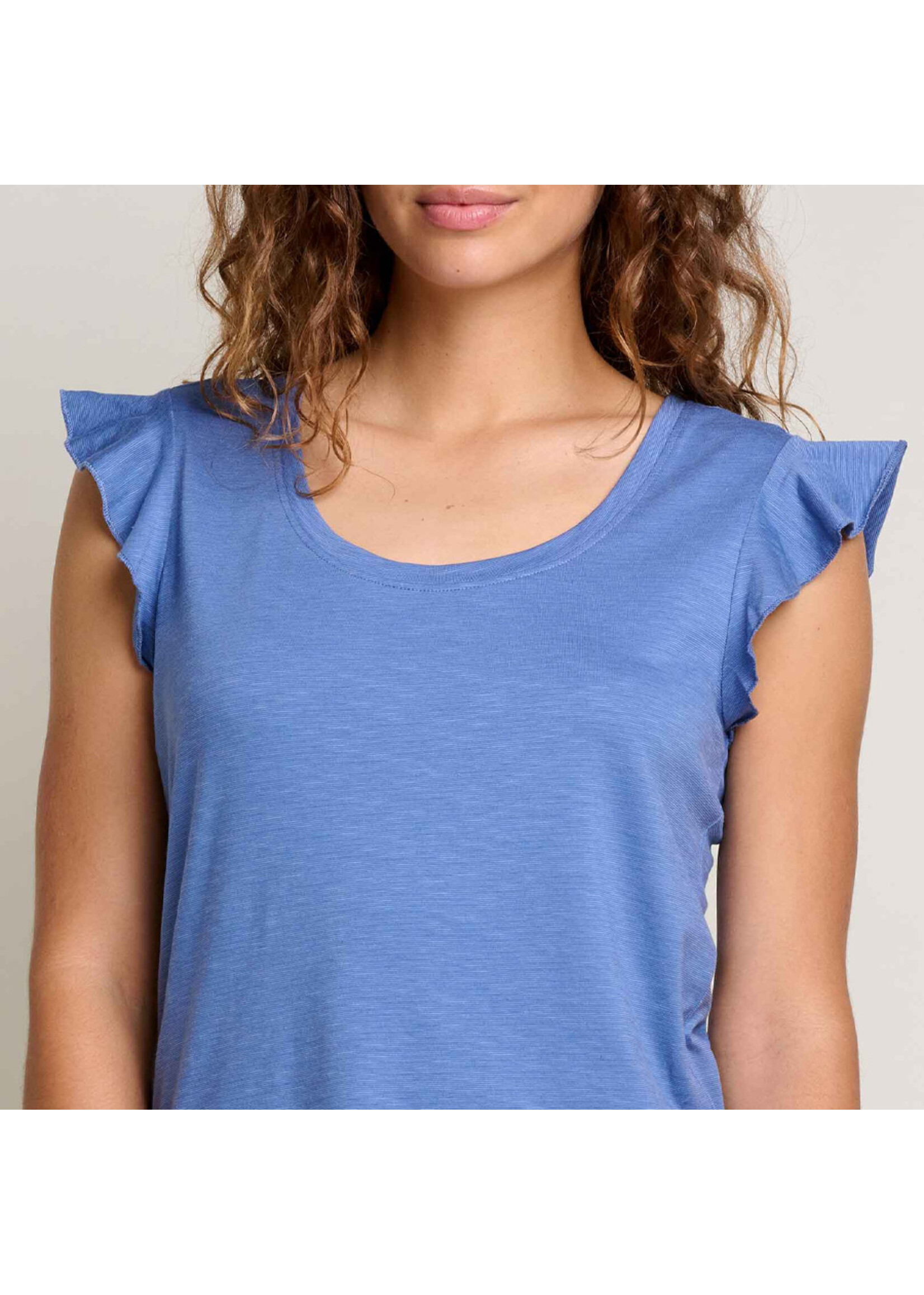 TOAD & CO T-shirt RUFFLITA / Kyanite (Femme)