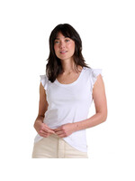 TOAD & CO T-shirt RUFFLITA / White (Femme)