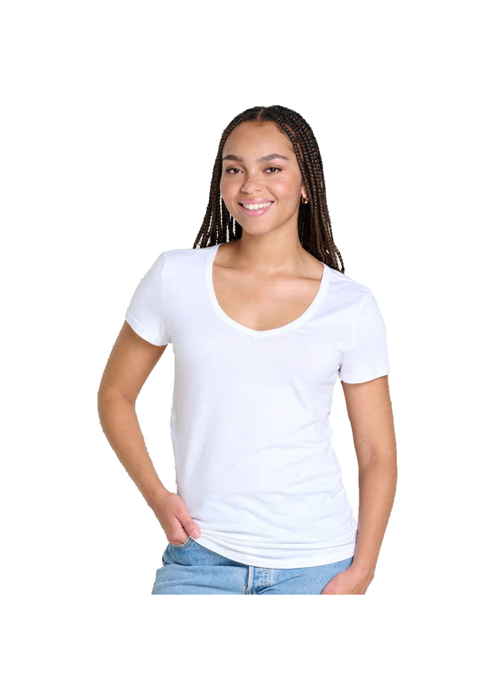 TOAD & CO T-shirt Marley SS / Blanc (Femme)