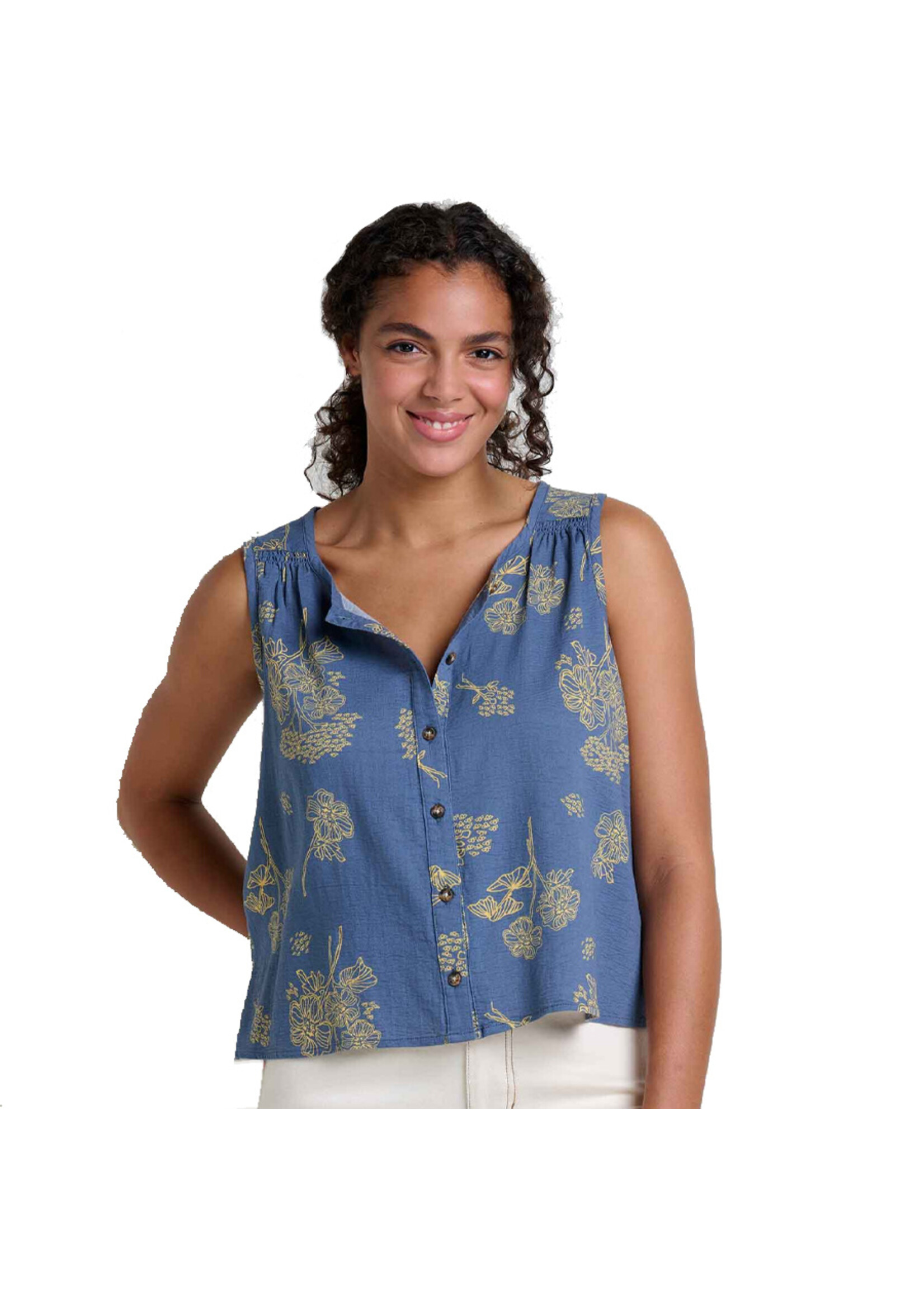 TOAD & CO Camisole MANZANA FRONT BUTTON / North shore bouquet (Femme)