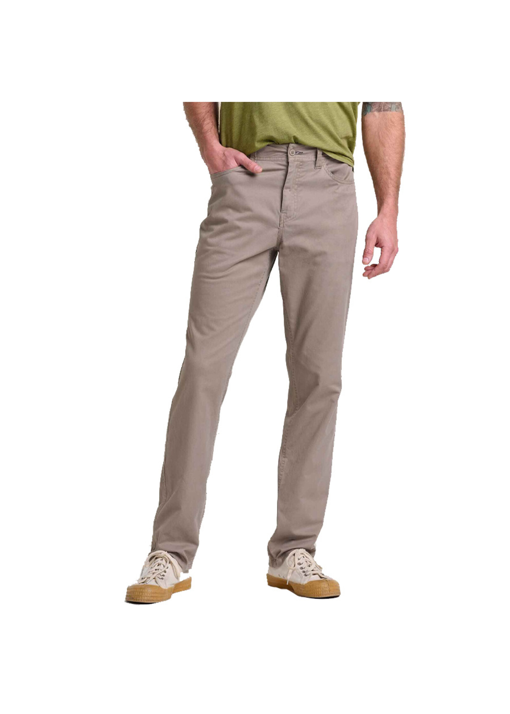 TOAD & CO Pantalon MISSION RIDGE 5 POCKET LEAN / Dark chino (Homme)