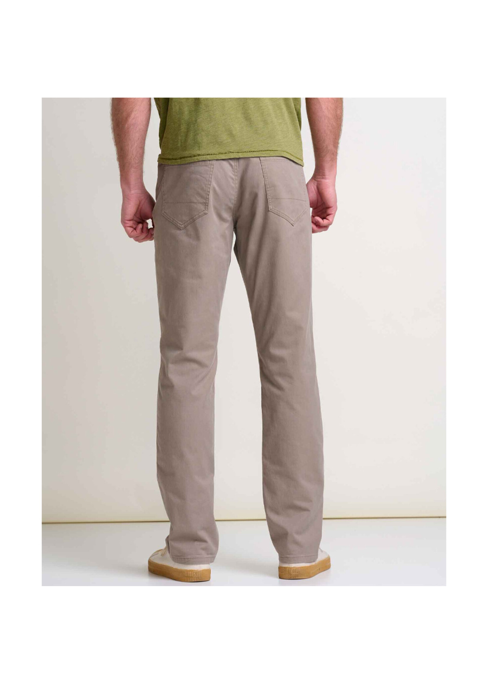 TOAD & CO Pantalon MISSION RIDGE 5 POCKET LEAN / Dark chino (Homme)