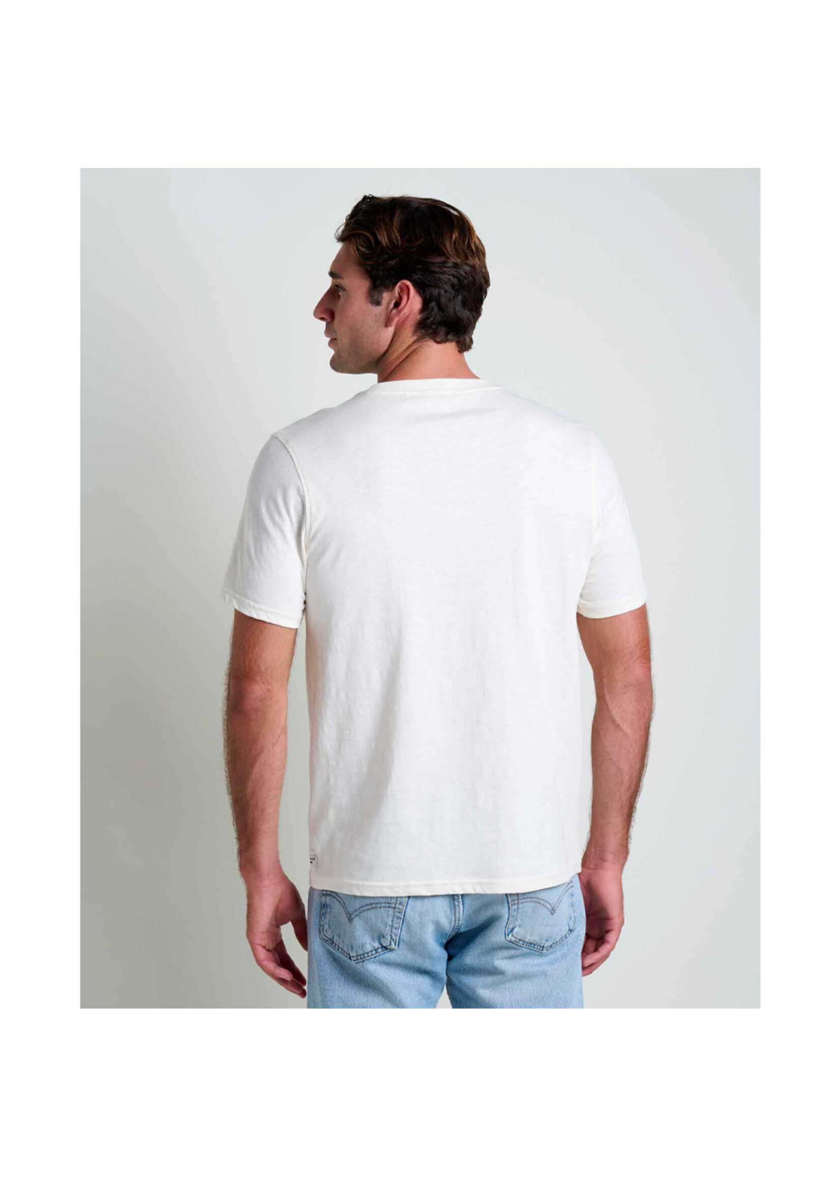 TOAD & CO T-shirt PRIMO SS CREW / Salt (Homme)