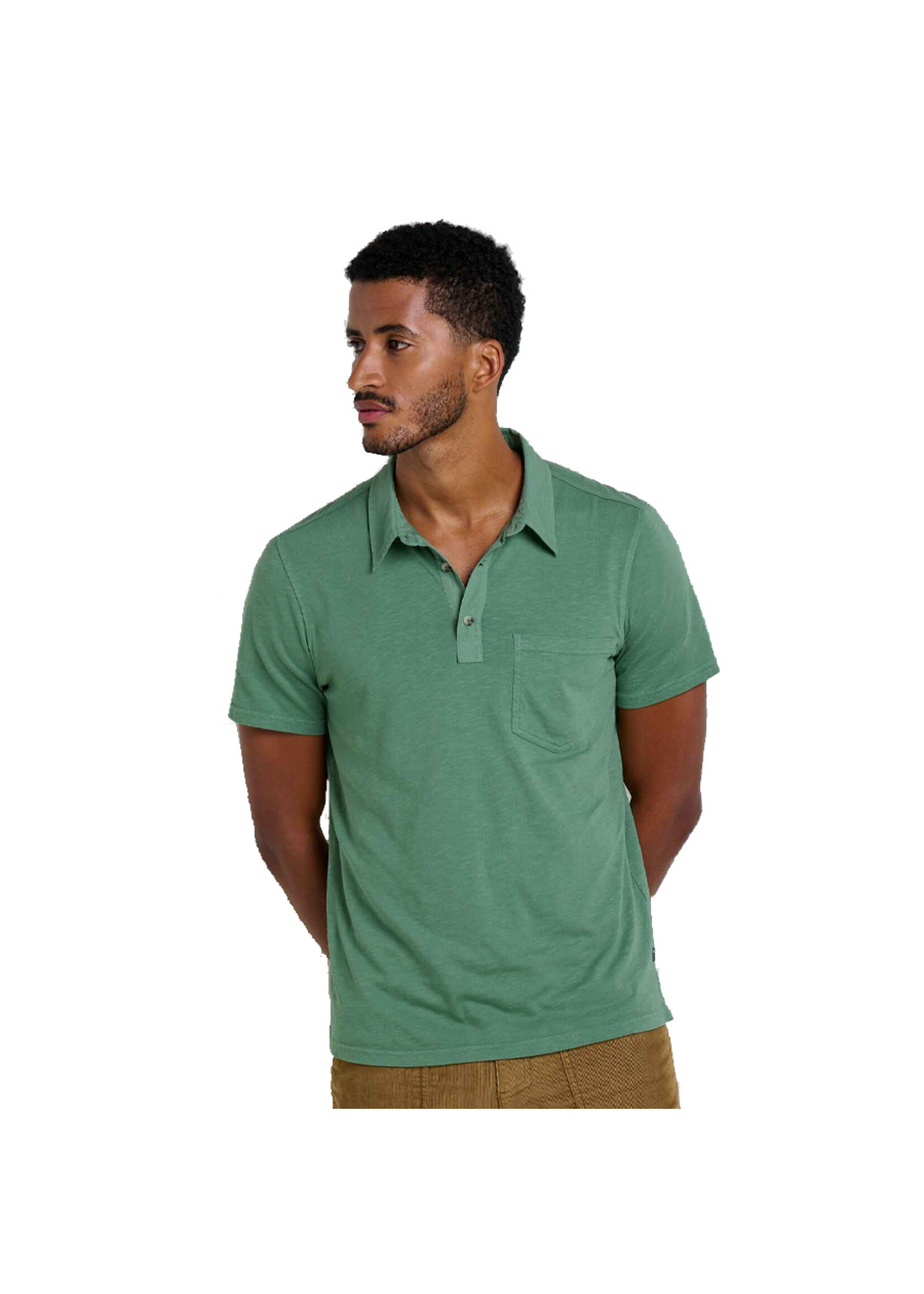 TOAD & CO T-shirt PRIMO SS POLO / Ivy (Homme)