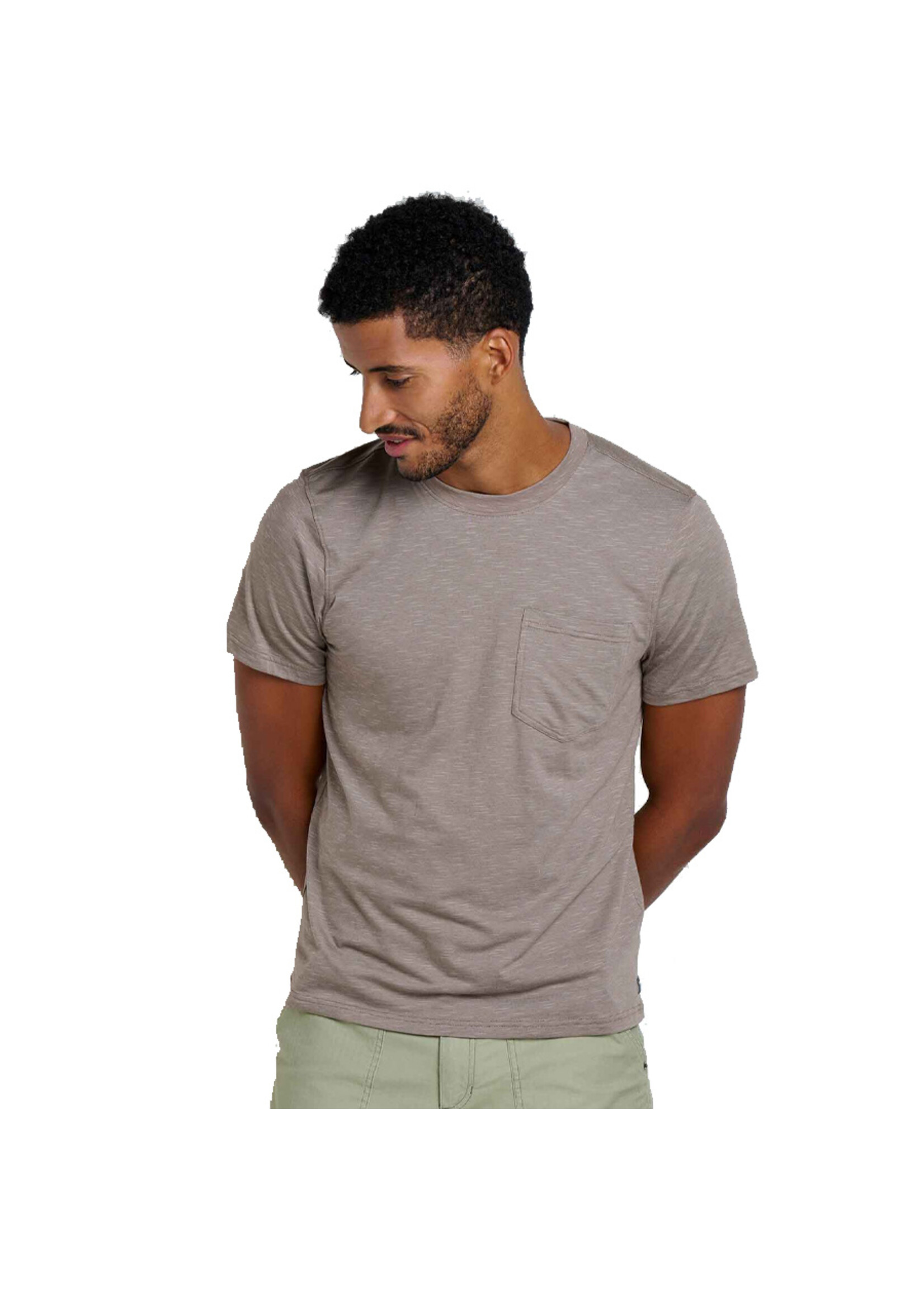 TOAD & CO T-shirt-TEMPO SS CREW / Dark chino (Homme)