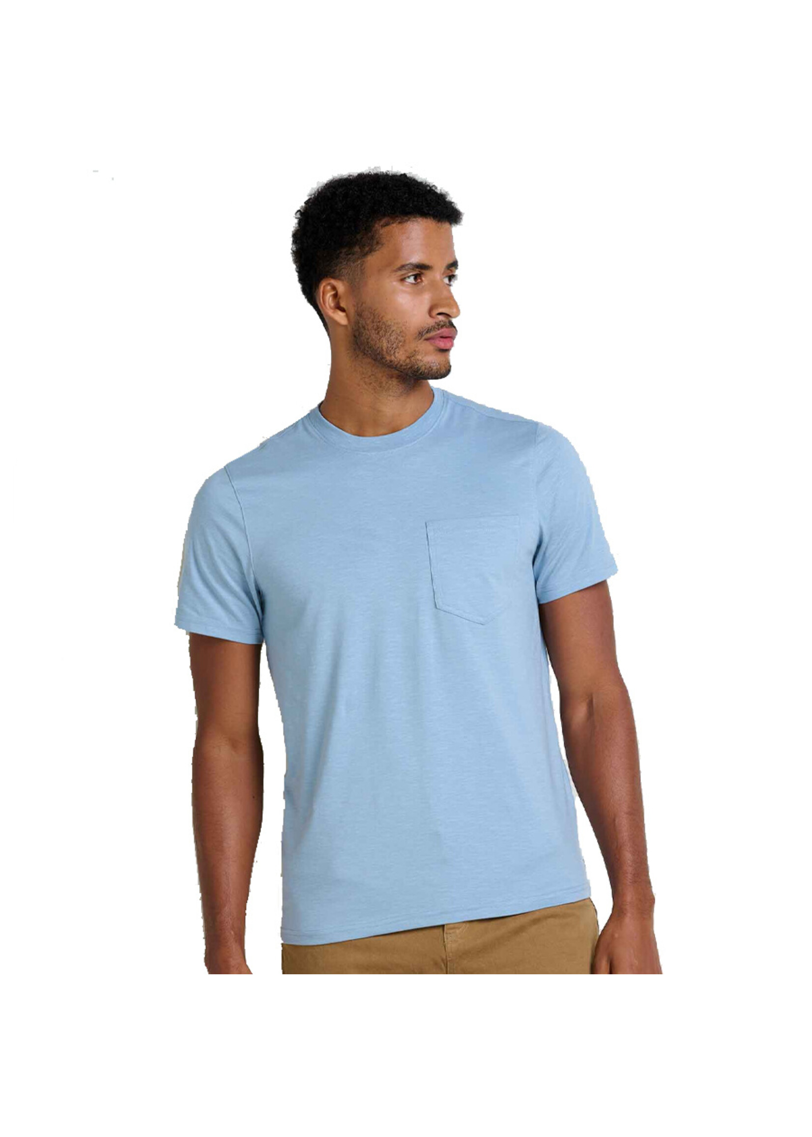 TOAD & CO T-shirt-TEMPO SS CREW / Weathered blue (Homme)