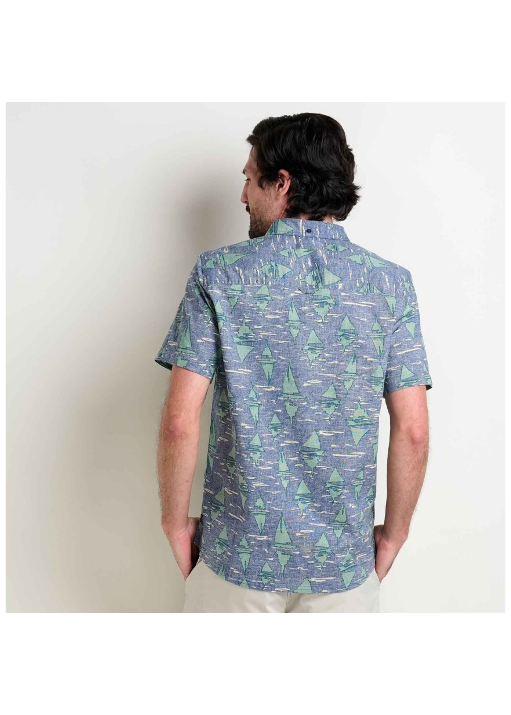 TOAD & CO Chemise MATTOCK SS / Blue shadow boat (Homme)