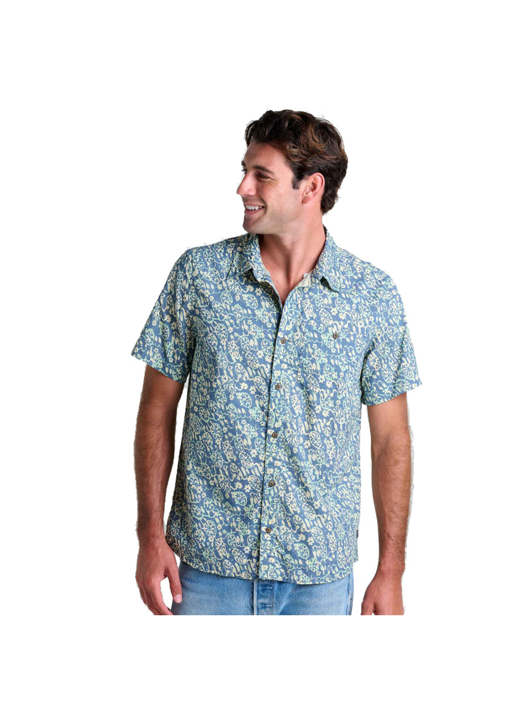 TOAD & CO Chemise MATTOCK SS / North shore turtle print (Homme)