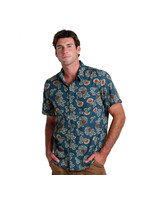 TOAD & CO Chemise FLETCH SS / Midnight thistle print (Homme)