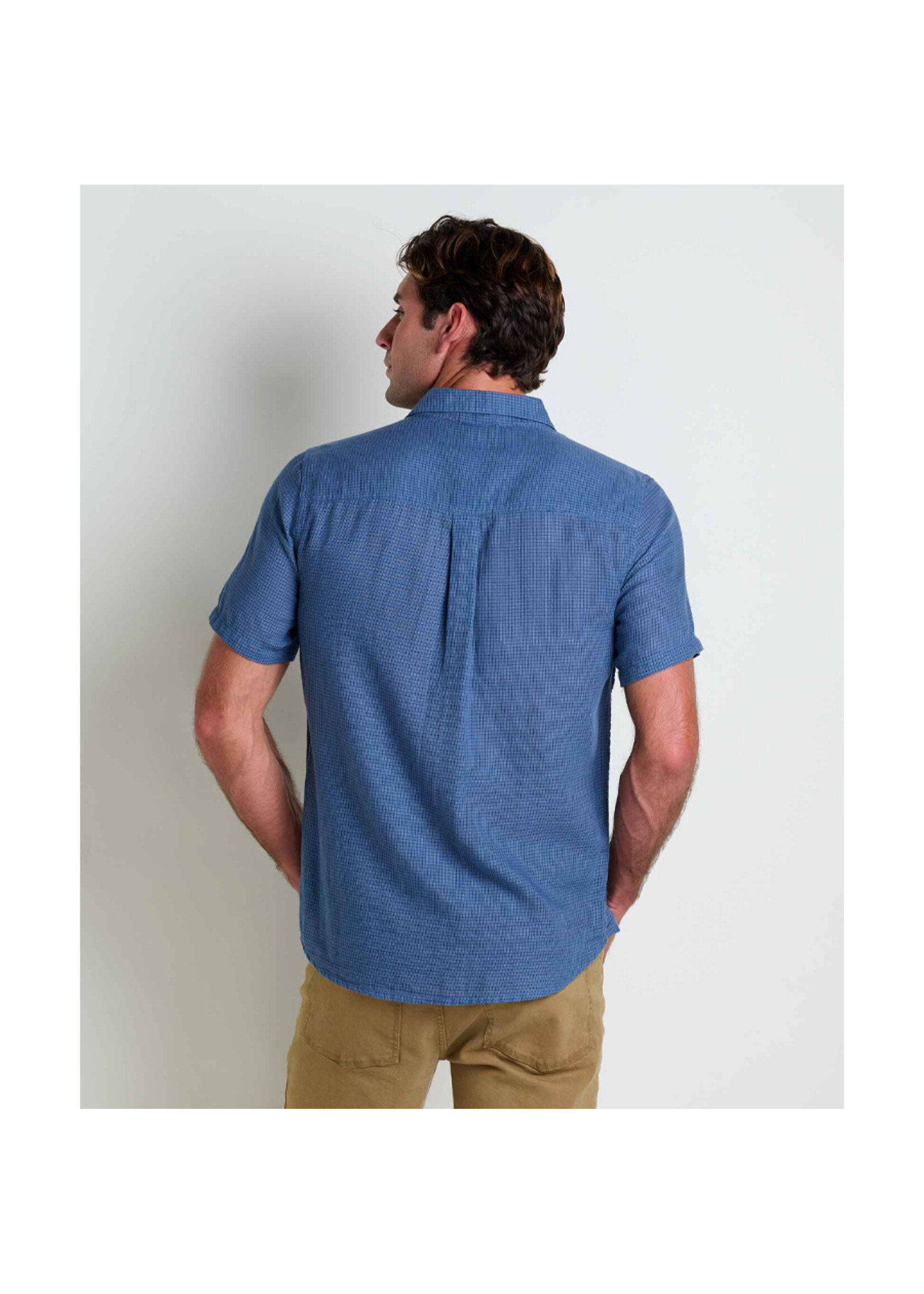 TOAD & CO Chemise HONCHO SS / High tide (Homme)