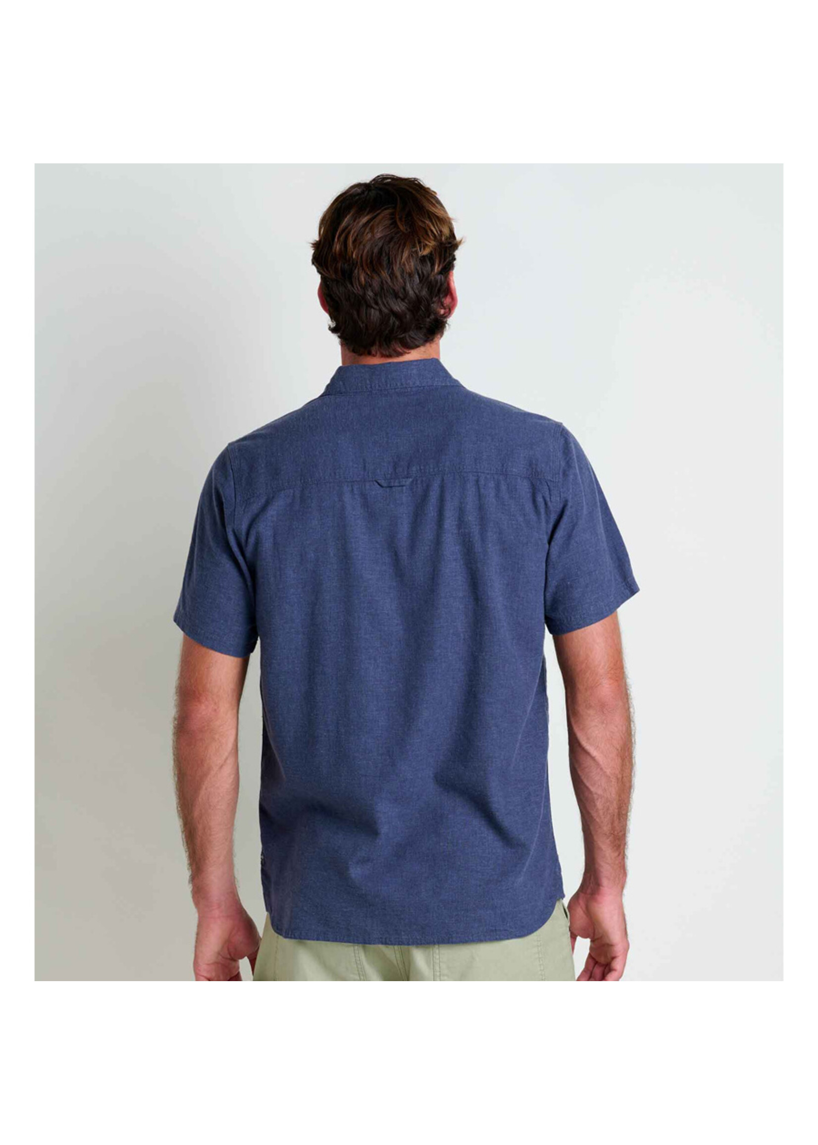 TOAD & CO Chemise TAJ HEMP SS / Navy (Homme)