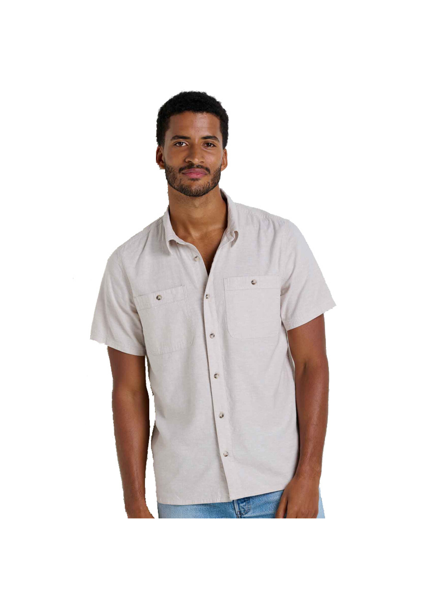 TOAD & CO Chemise TAJ HEMP SS / Oatmeal (Homme)