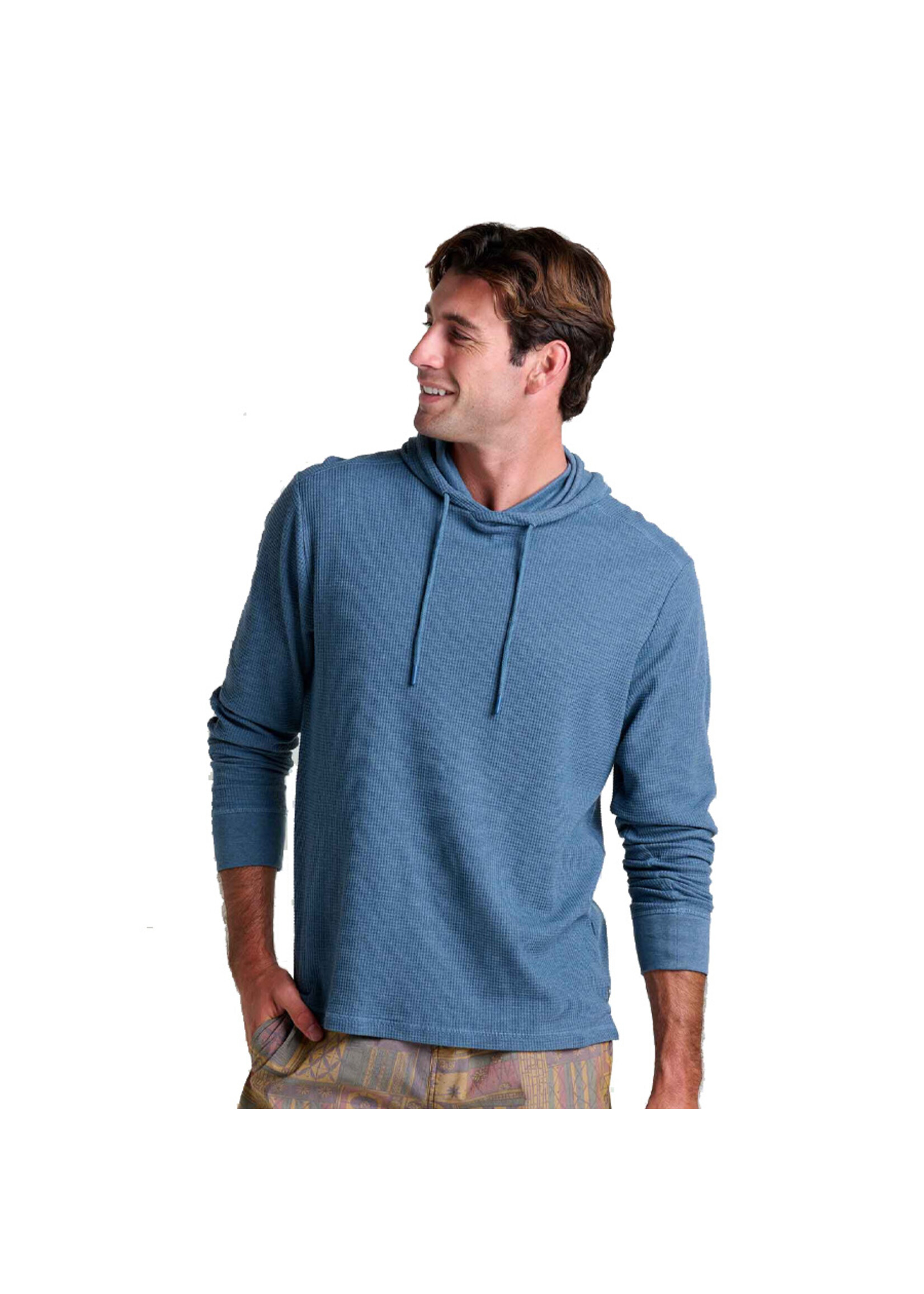 TOAD & CO Chandail à capuchon FRAMER / Pacific blue (Homme)