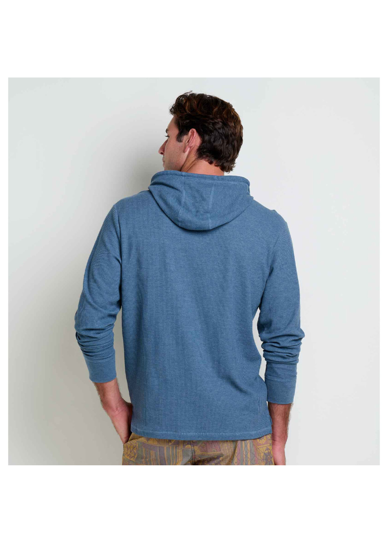 TOAD & CO Chandail à capuchon FRAMER / Pacific blue (Homme)