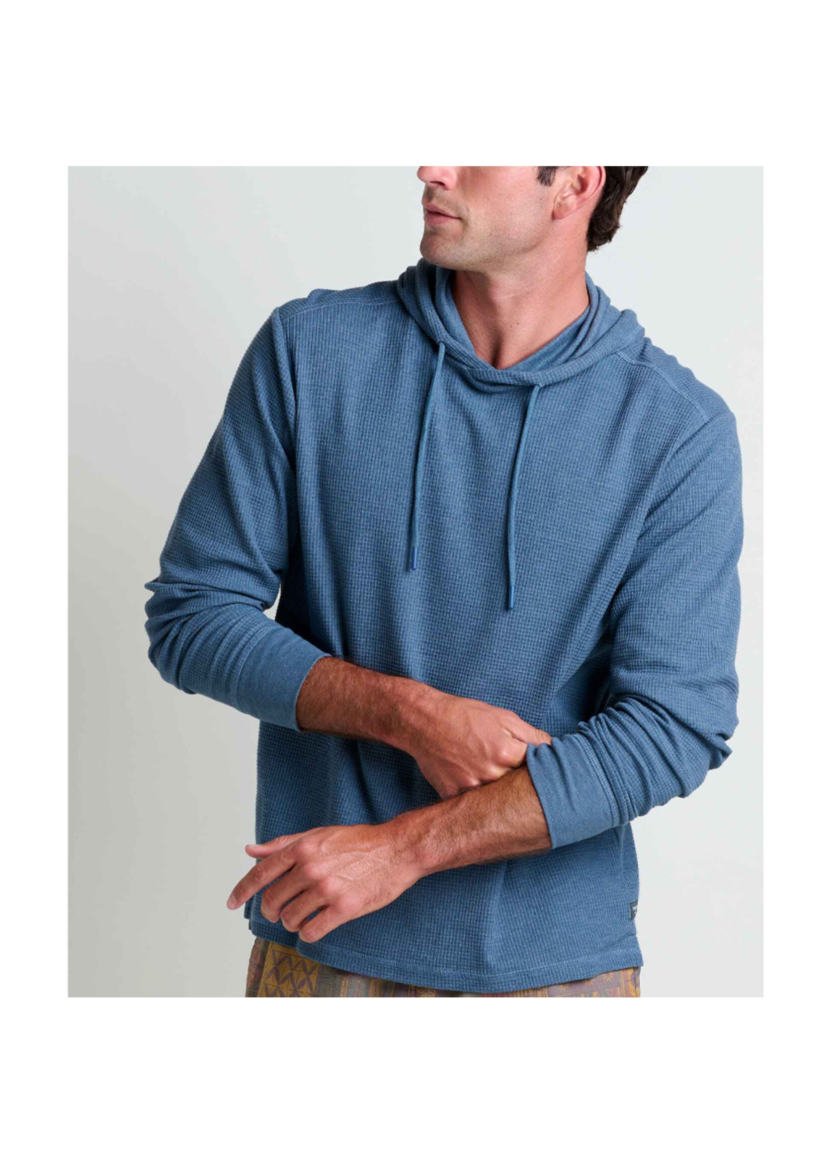 TOAD & CO Chandail à capuchon FRAMER / Pacific blue (Homme)