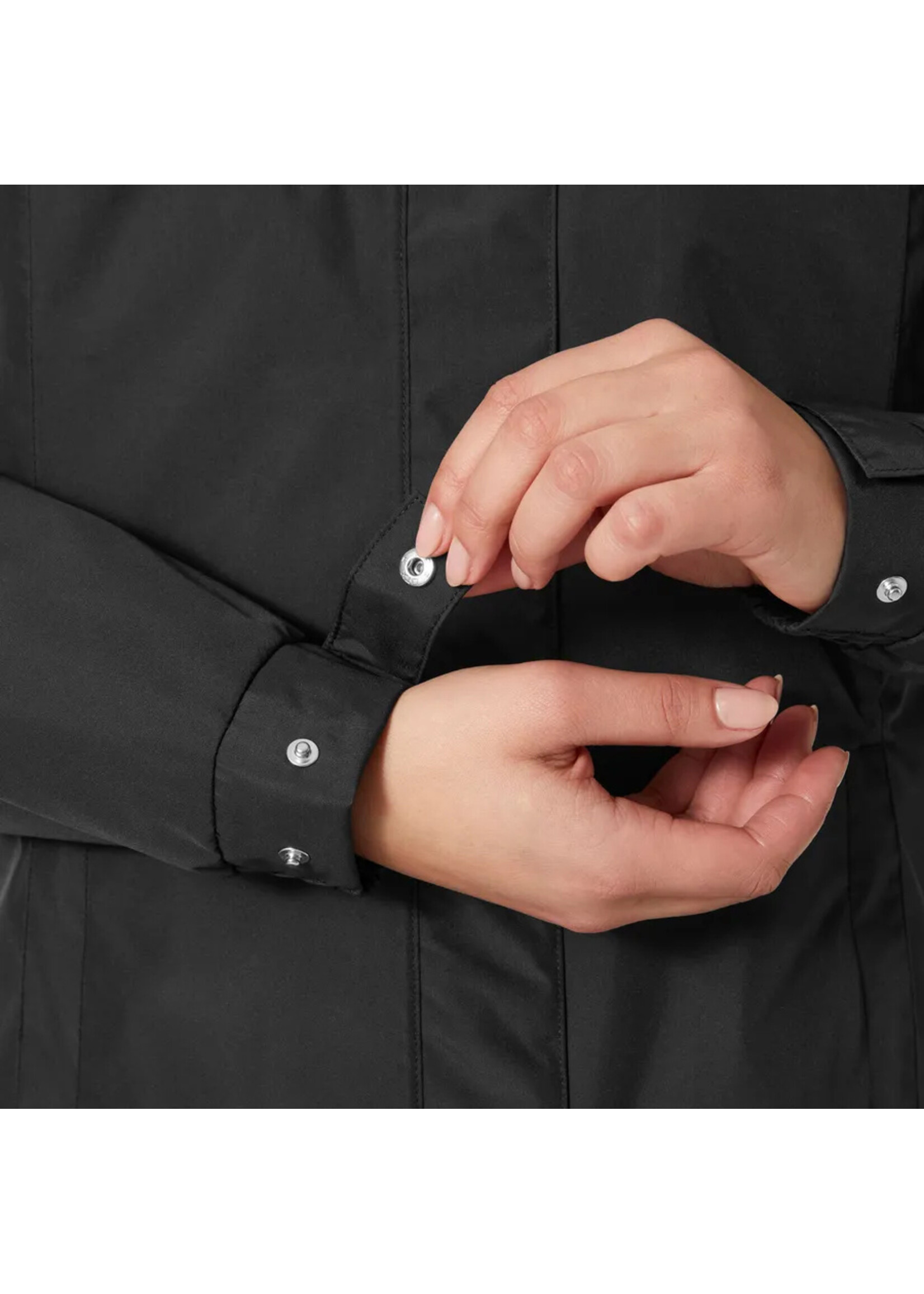 HELLY HANSEN Manteau ADEN LONG RAIN  / Noir (Femme)