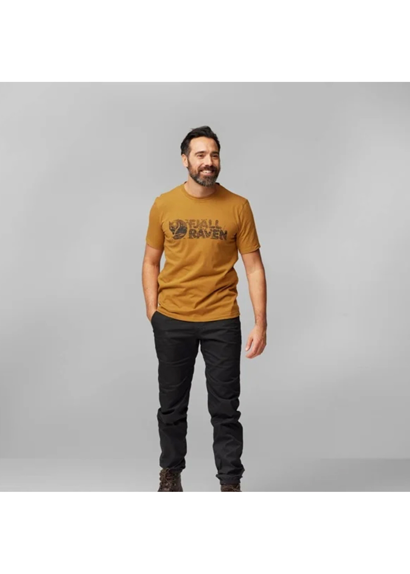 FJALL RAVEN T-shirt LUSH LOGO / Acorn (Homme)