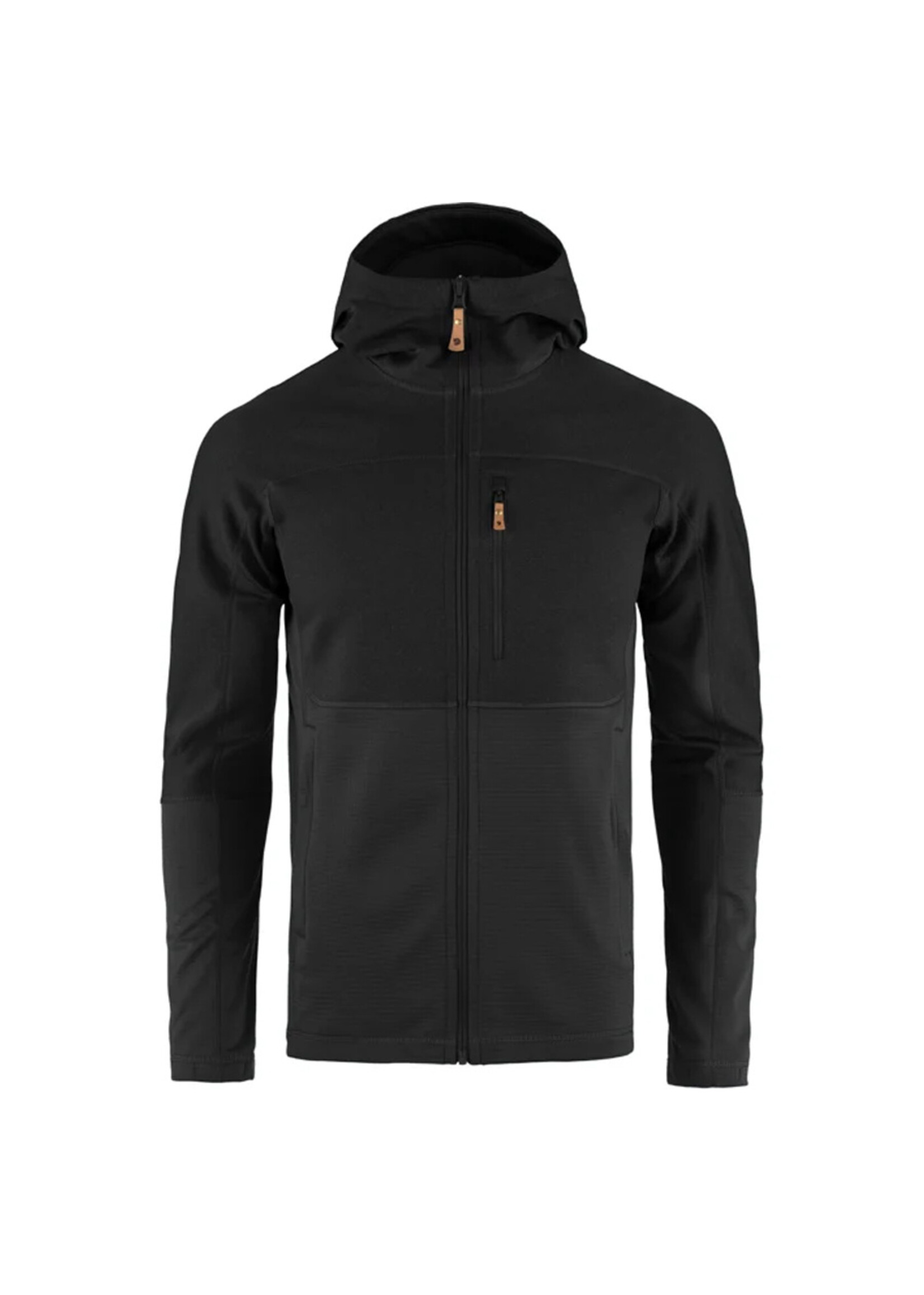 FJALL RAVEN Veste polaire à capuchon ABISKO TRAIL / Noir (Homme)