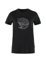 FJALL RAVEN T-shirt ABISKO WOOL FOX / Black-iron Grey (Femme)