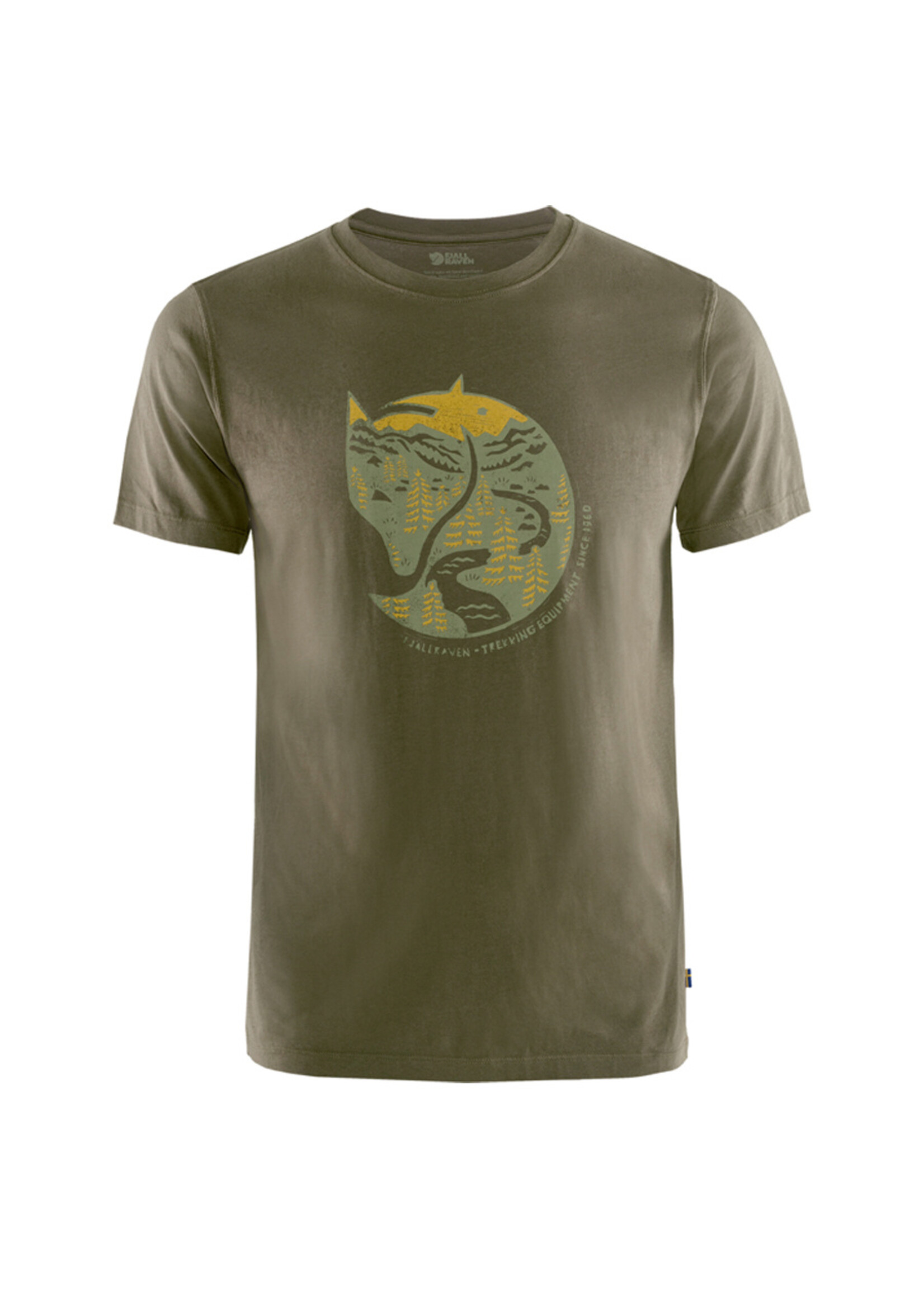 FJALL RAVEN T-shirt ARCTIC FOX / Laurel Green (Homme)