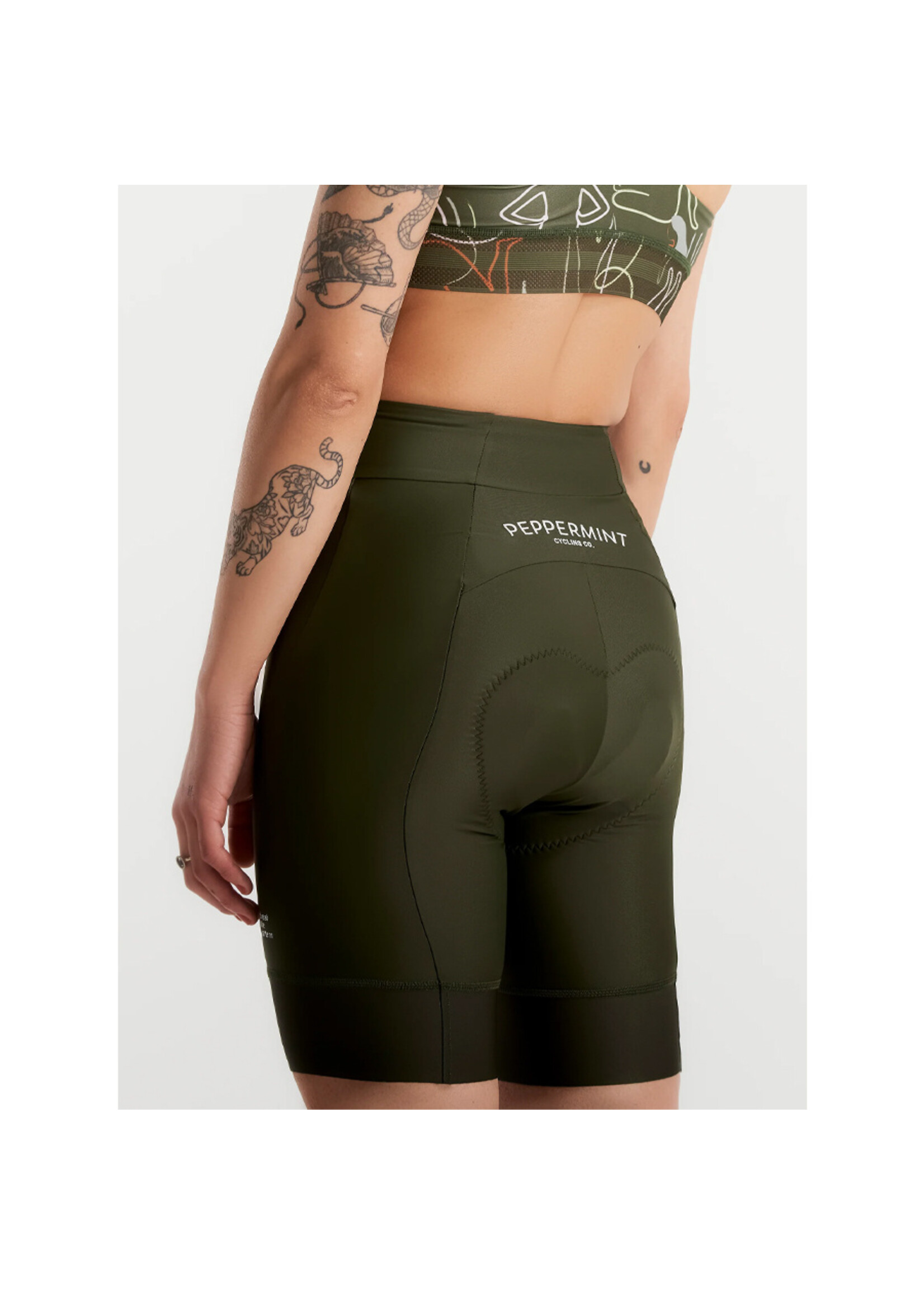 PEPPERMINT Short SIGNATURE CYCLING / Spruce (Femme)