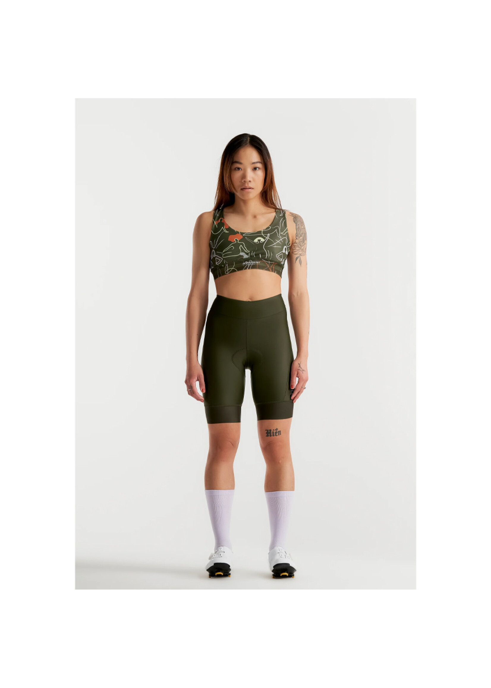 PEPPERMINT Short SIGNATURE CYCLING / Spruce (Femme)
