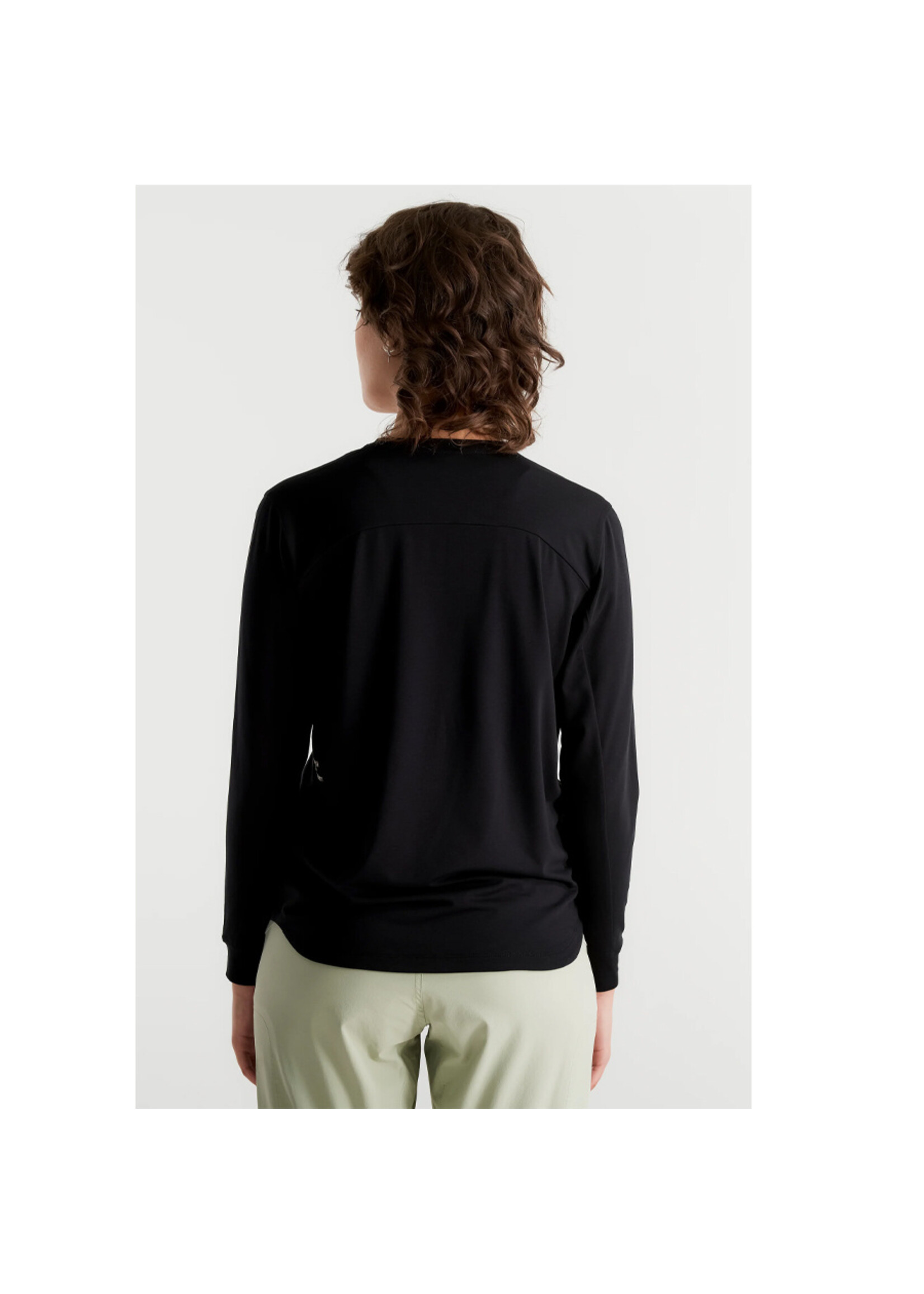 PEPPERMINT Maillot PEAK LONG SLEEVE / Noir (Femme)