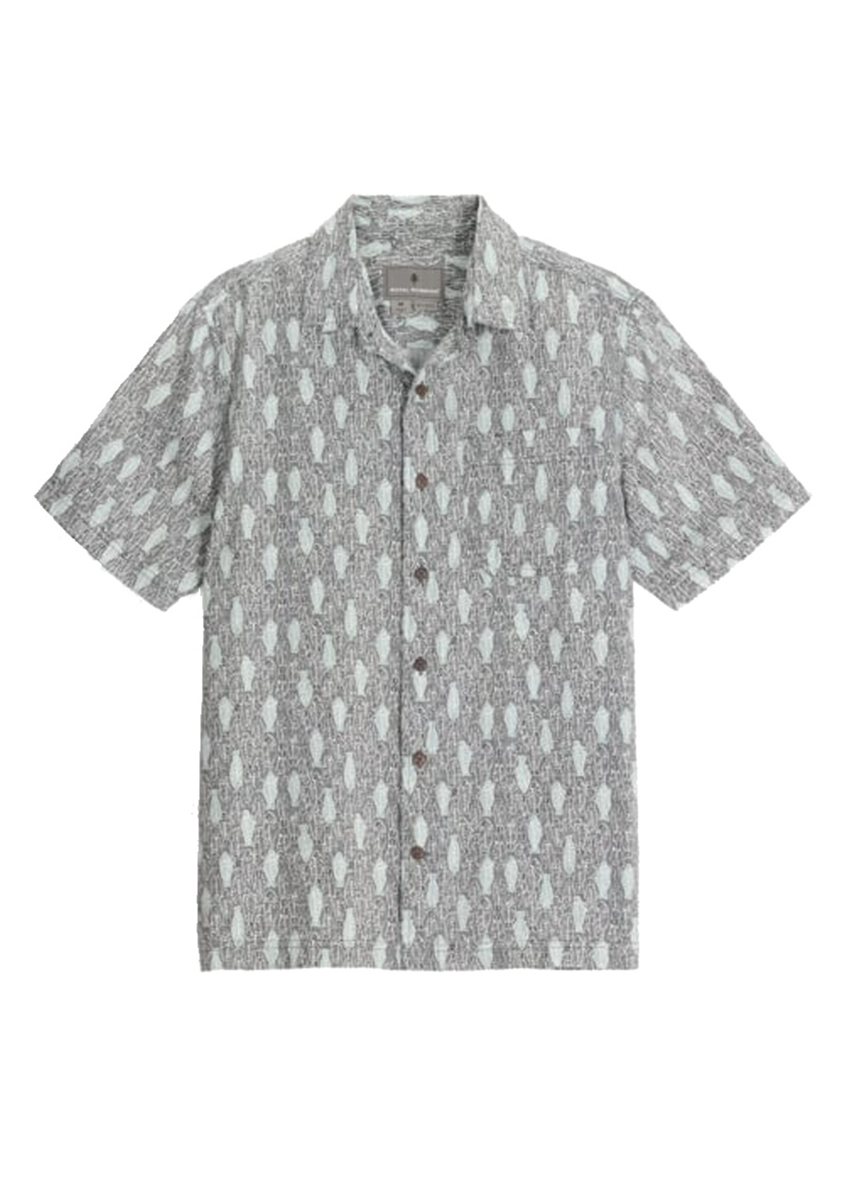 ROYAL ROBBINS Chemise CAMINO PUCKER SS / Everglade Fish Pt (Homme)