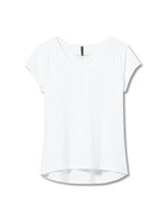 ROYAL ROBBINS T-shirt FEATHERWEIGHT SLUB / Blanc (Femme)