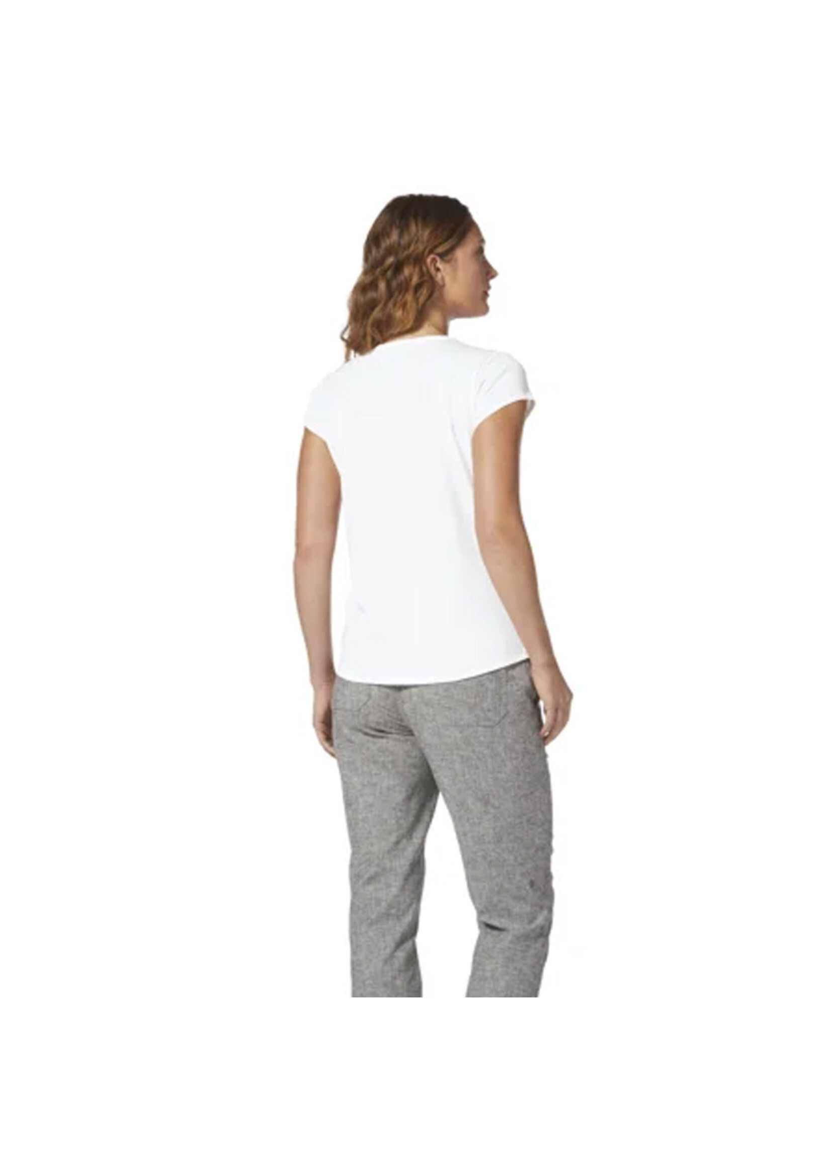 ROYAL ROBBINS T-shirt FEATHERWEIGHT SLUB / Blanc (Femme)