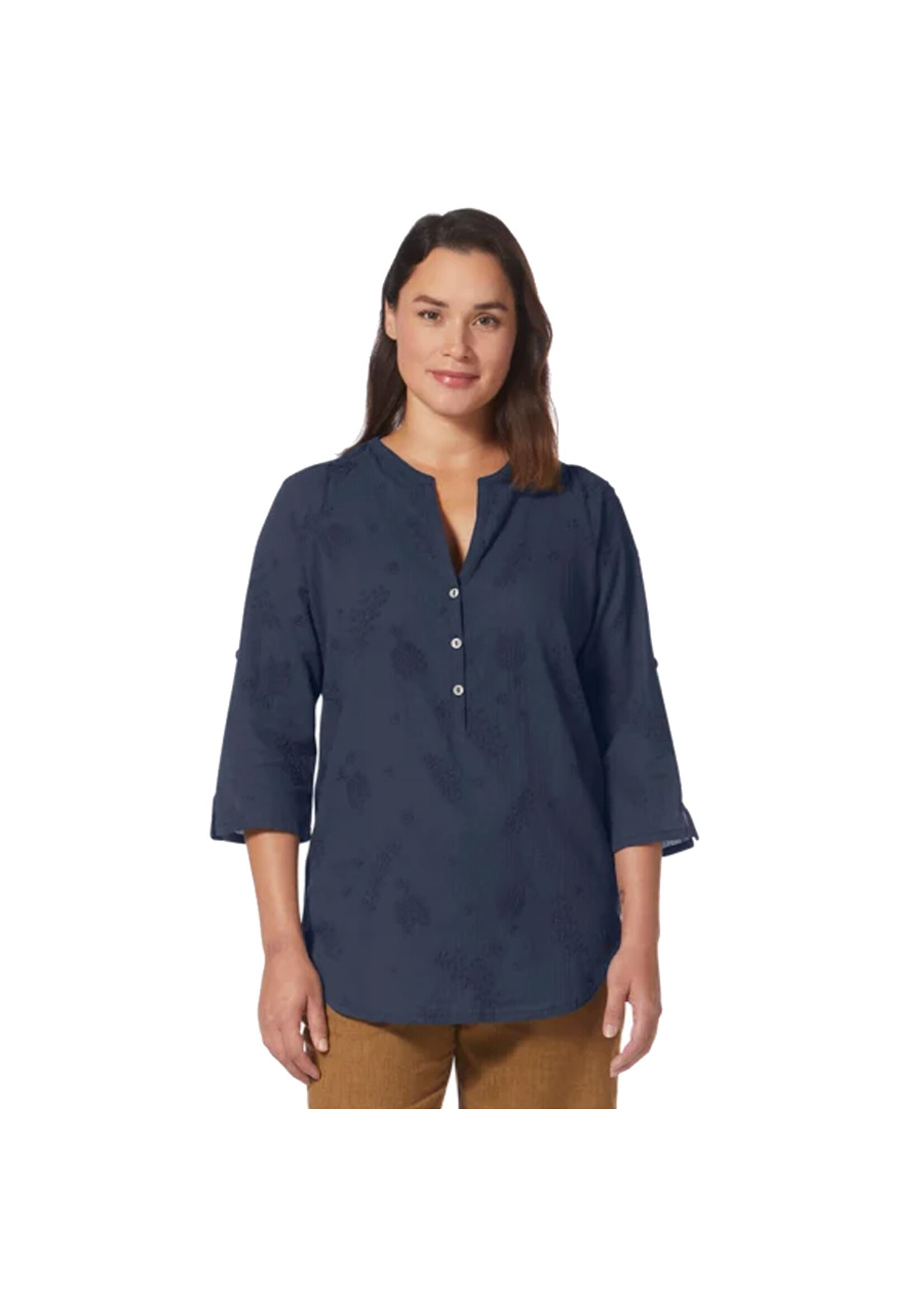 ROYAL ROBBINS Chemise OASIS TUNIC II 3/4 Sleeve / Navy (Femme)