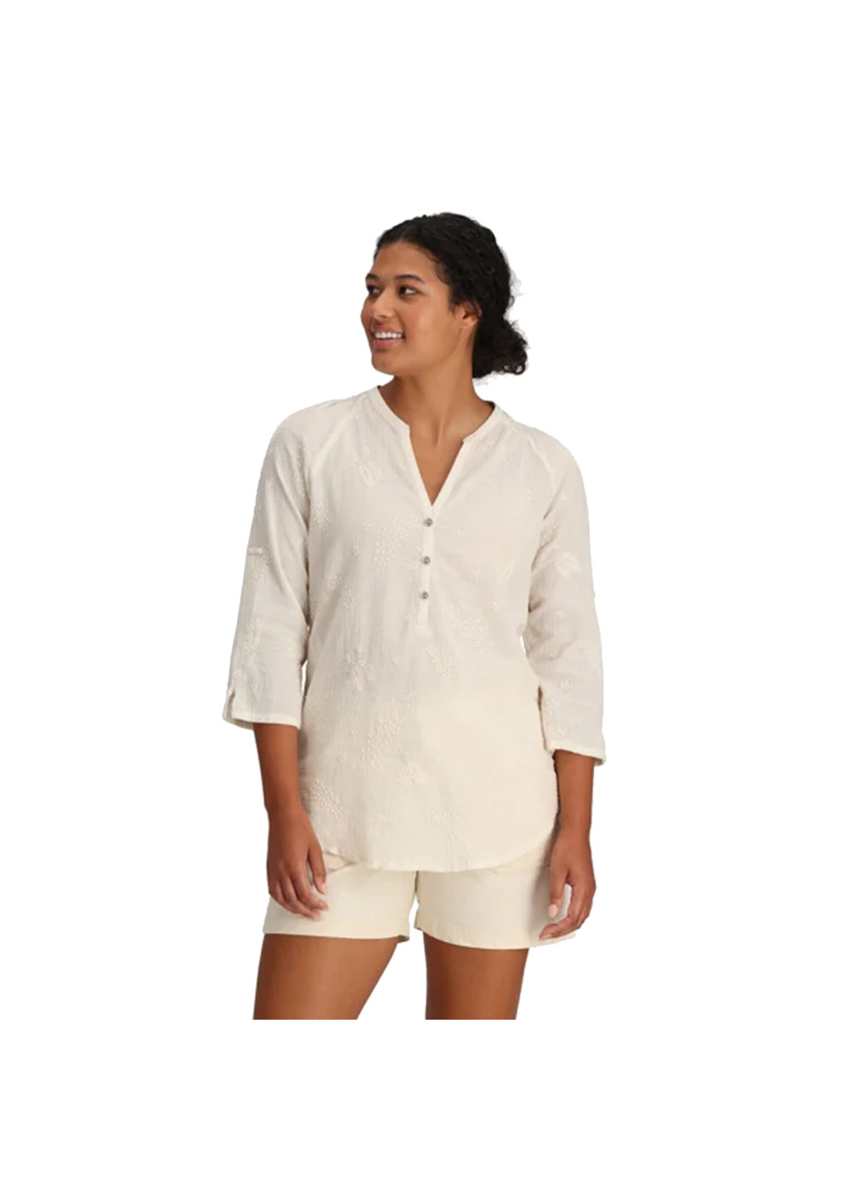 ROYAL ROBBINS Chemise OASIS TUNIC II 3/4 Sleeve / Undyed (Femme)