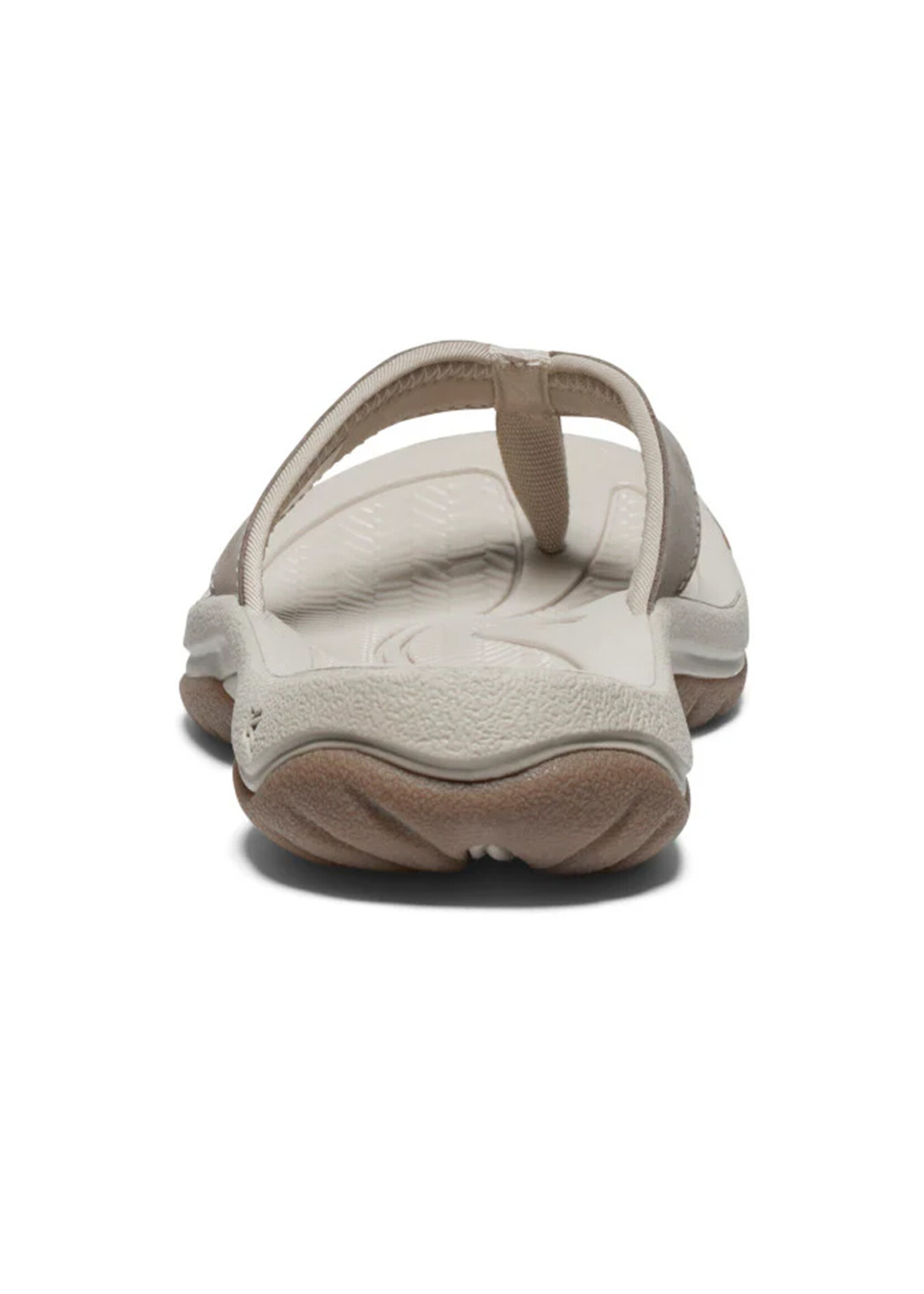 KEEN KONA LEATHER FLIP-FLOP / Brindle-silver birch (Femme)