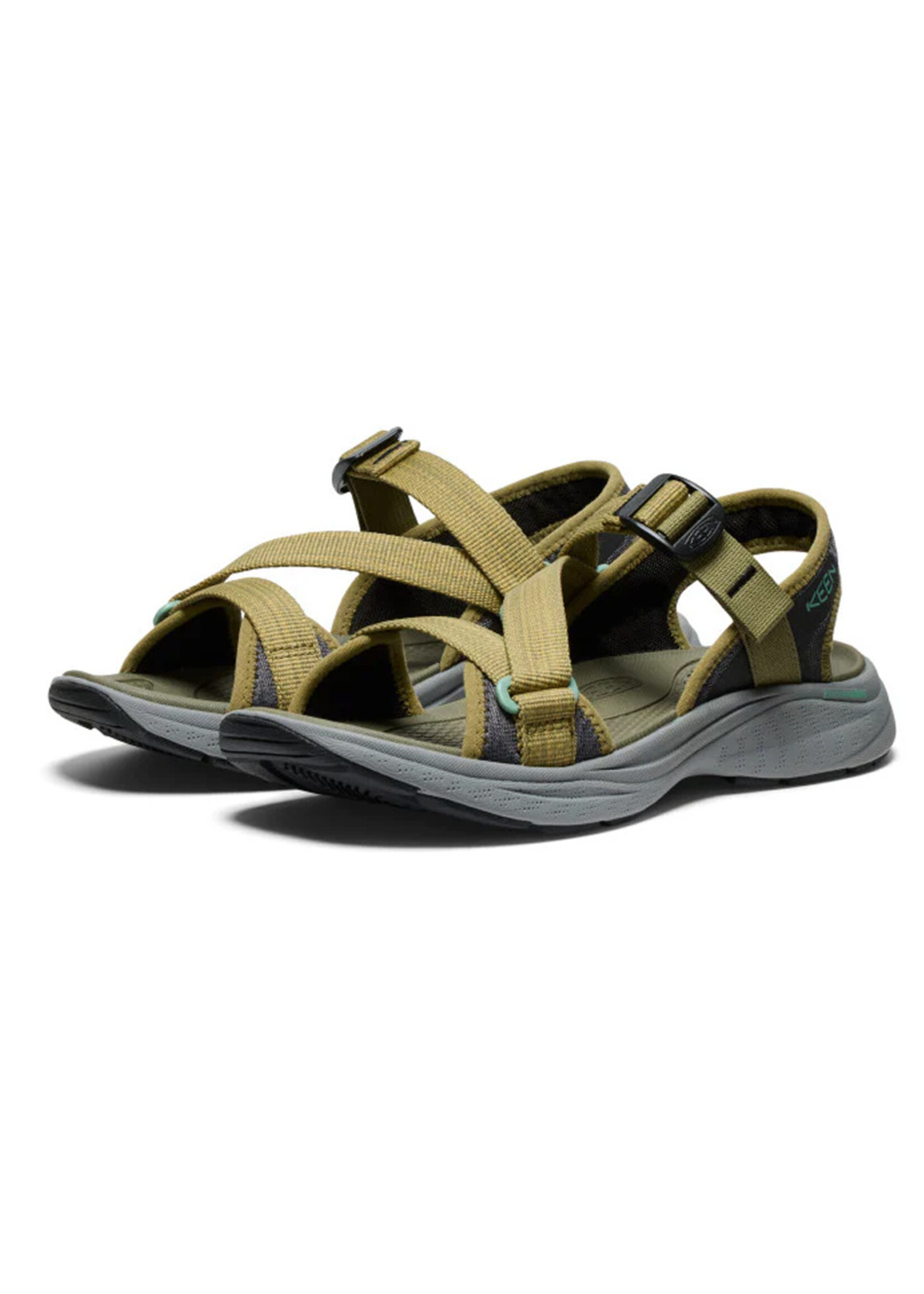 KEEN Sandales LEIKI OPEN-TOE/ Martini olive-granite green (Femme)