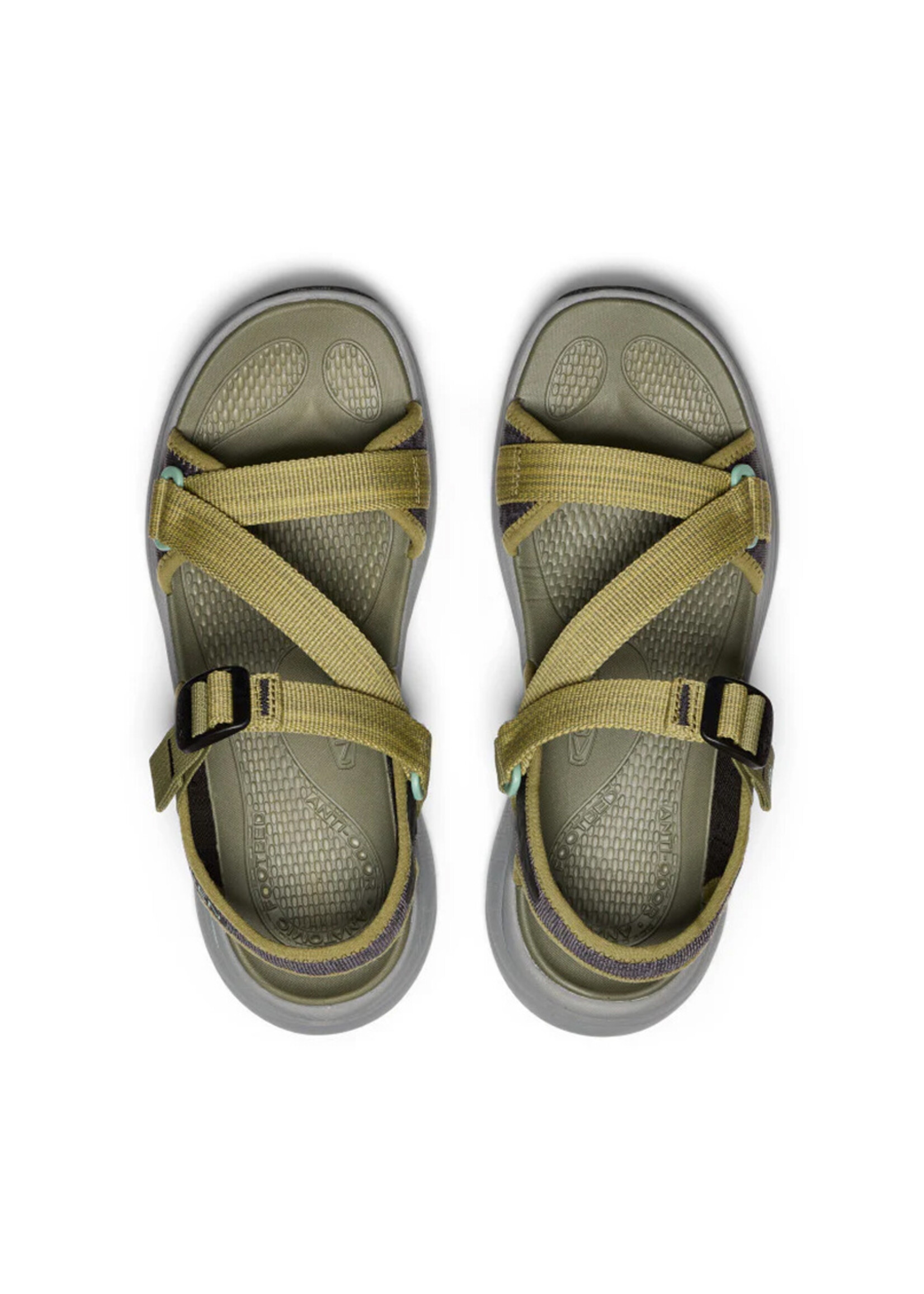 KEEN Sandales LEIKI OPEN-TOE/ Martini olive-granite green (Femme)