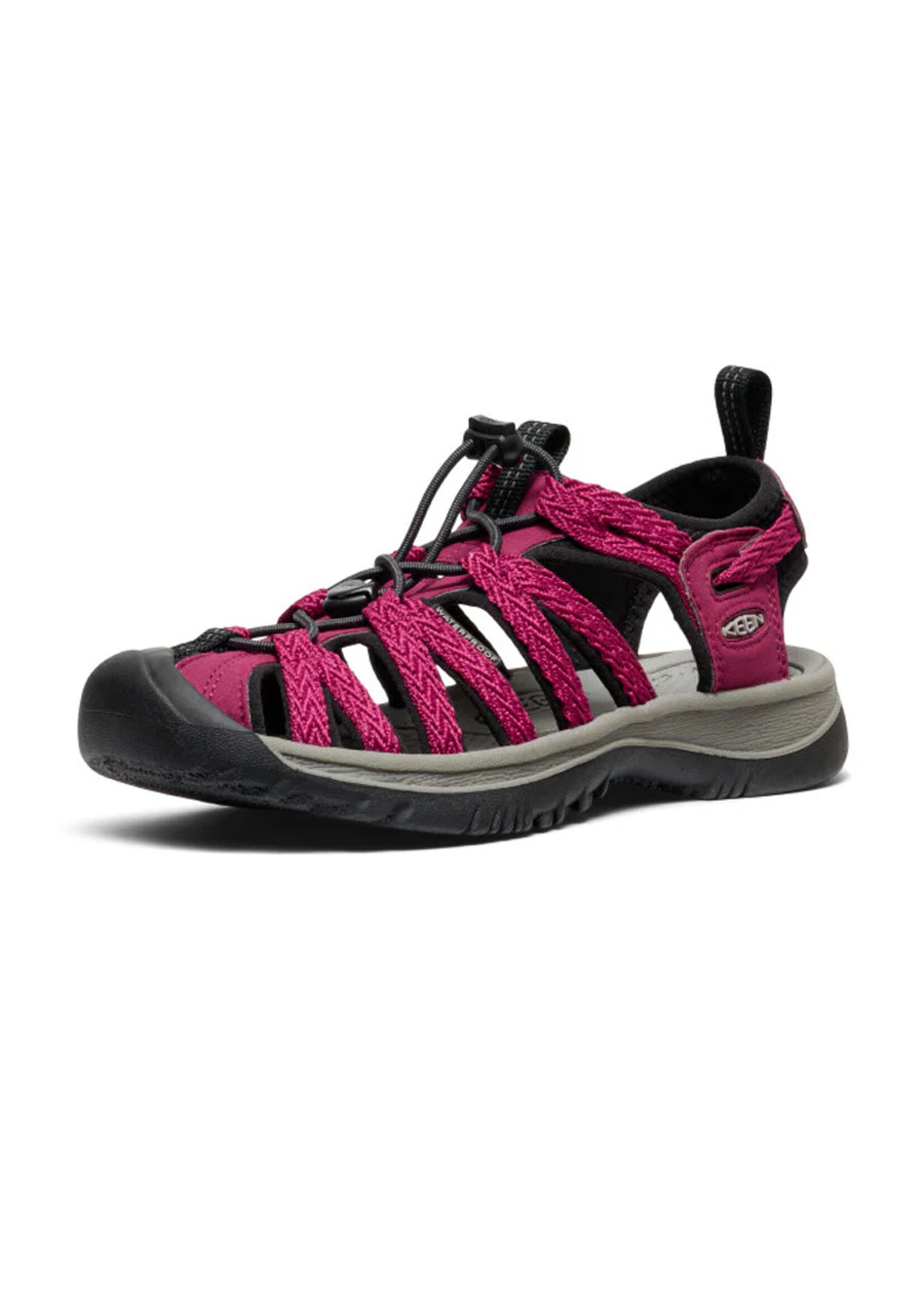 KEEN Sandales WHISPER / Beaujolais-black (Femme)