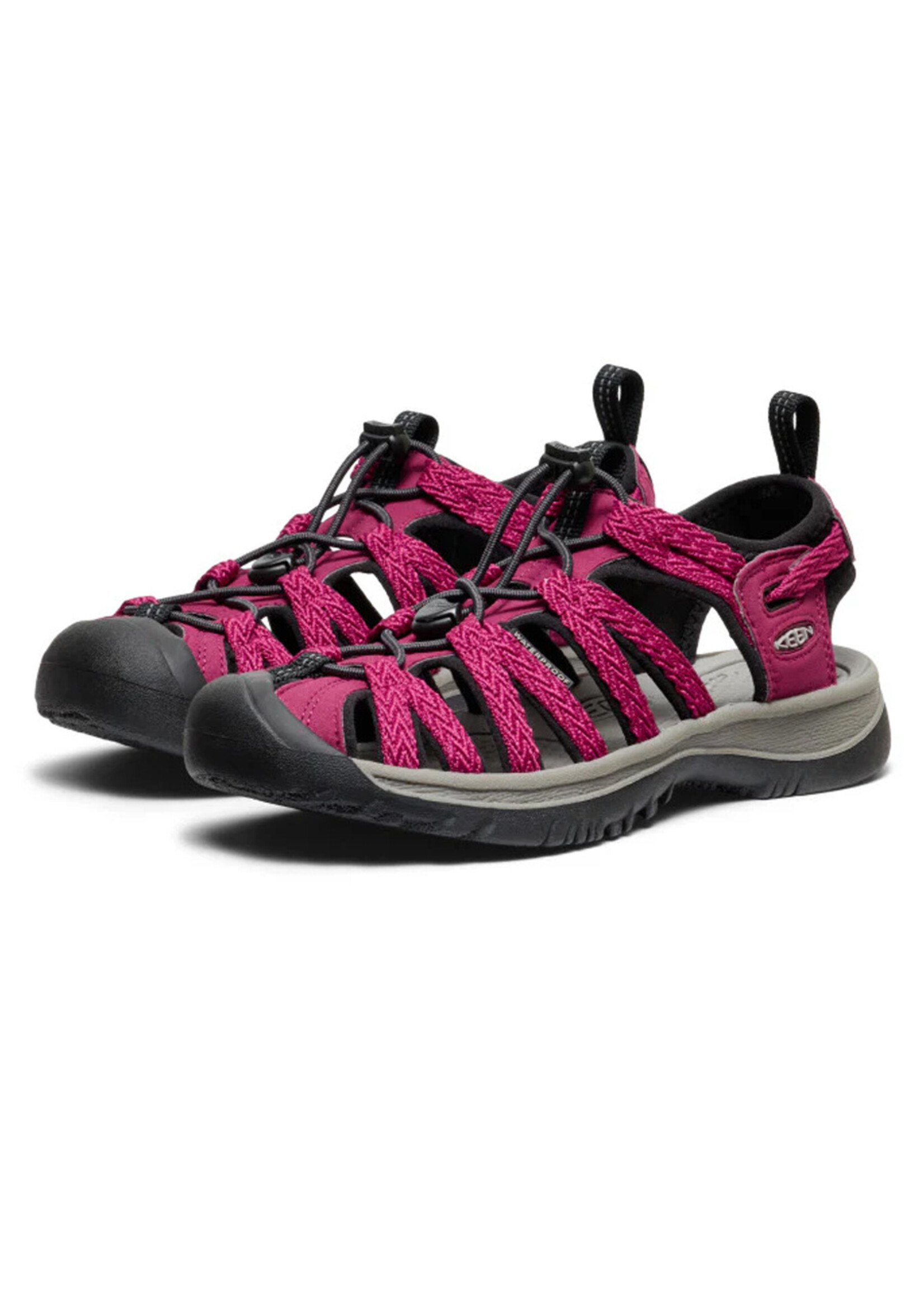 KEEN Sandales WHISPER / Beaujolais-black (Femme)
