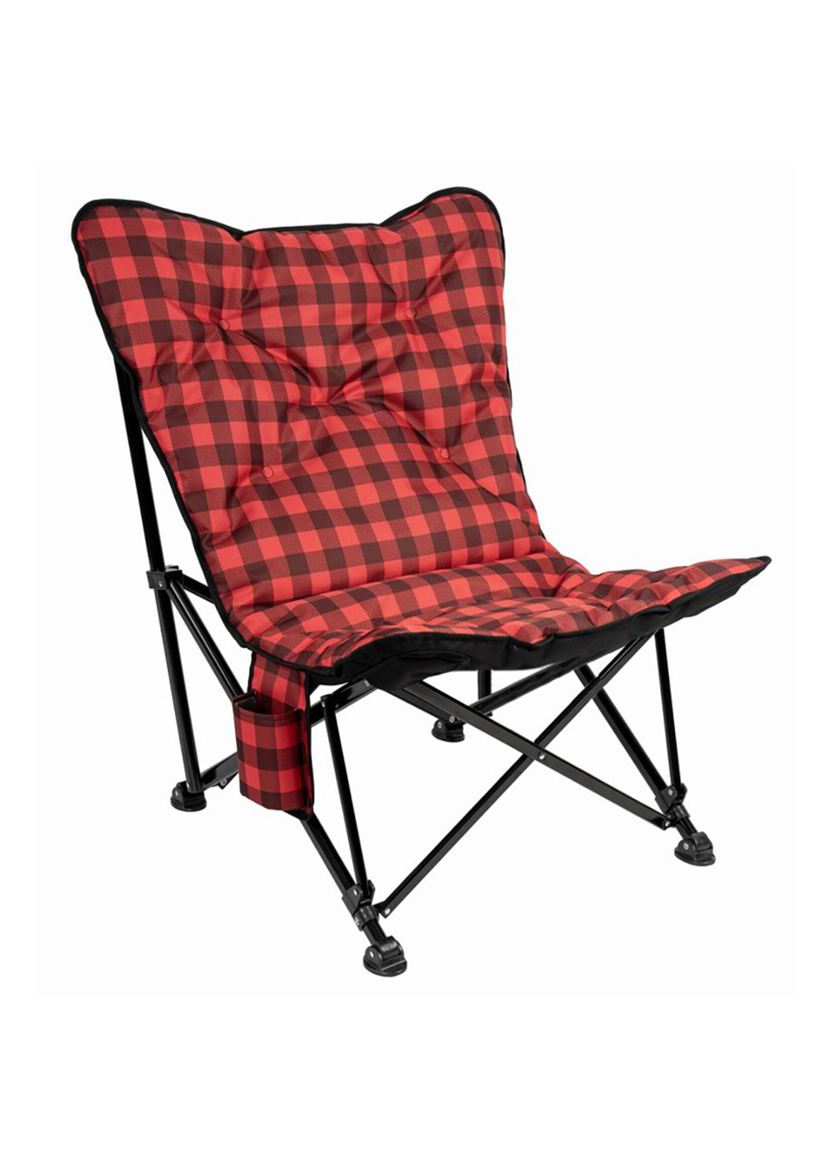 KUMA Chaise AURORA PADDED / Red-black