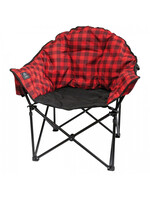 KUMA Chaise LAZY BEAR / Red-Black Plaid