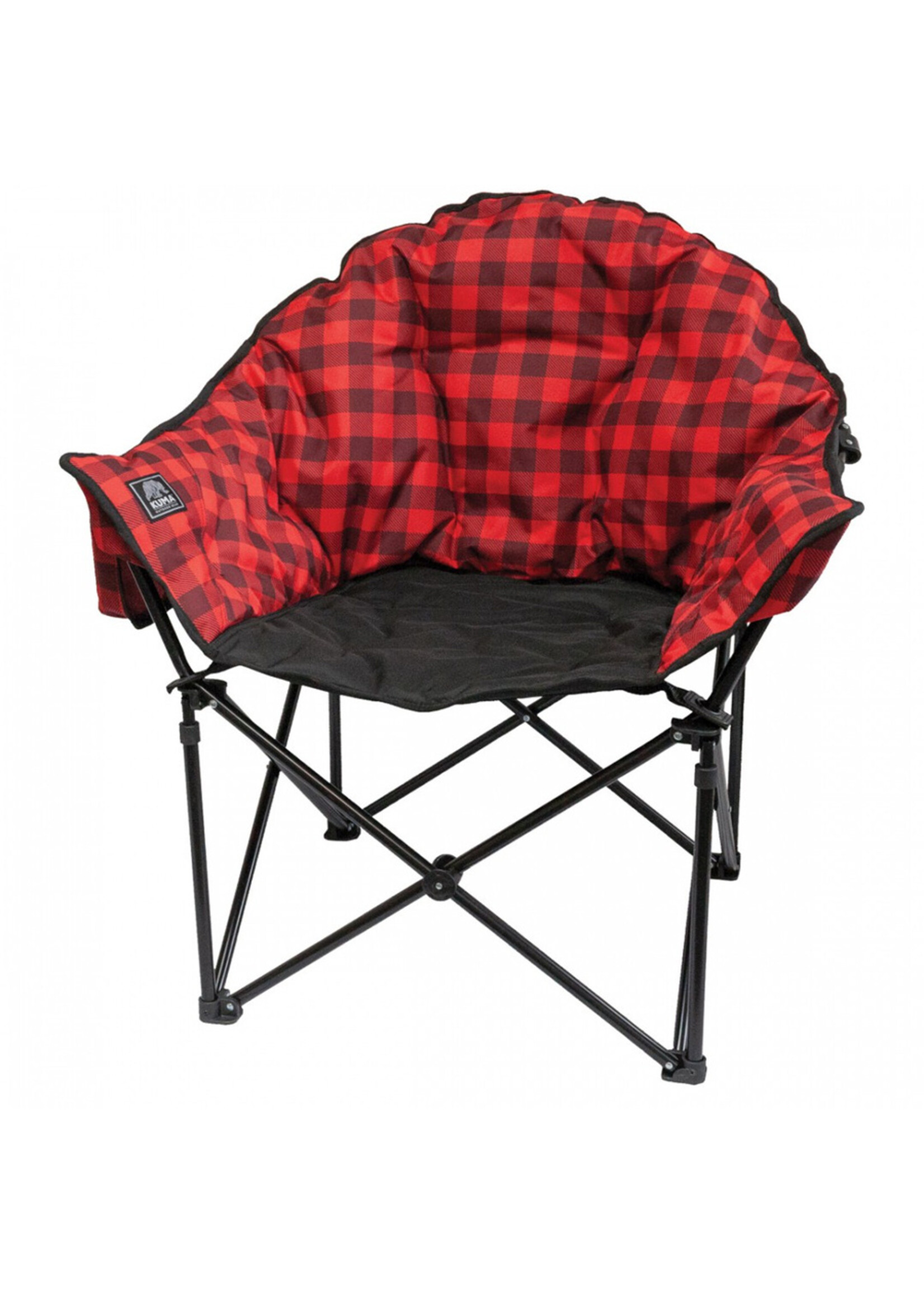 KUMA Chaise LAZY BEAR / Red-Black Plaid
