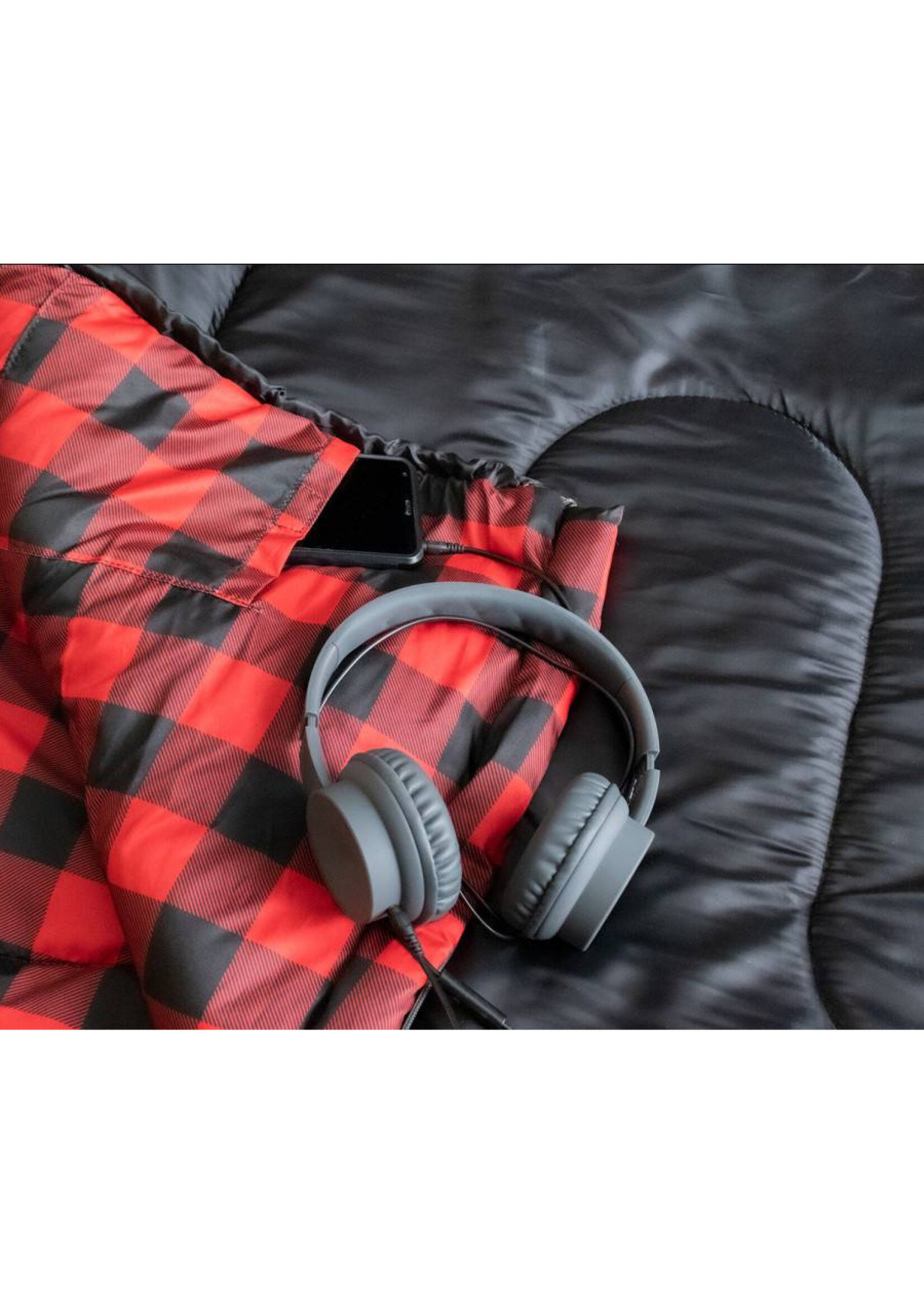 KUMA Sac de couchage MINI TONQUIN / Black-Red