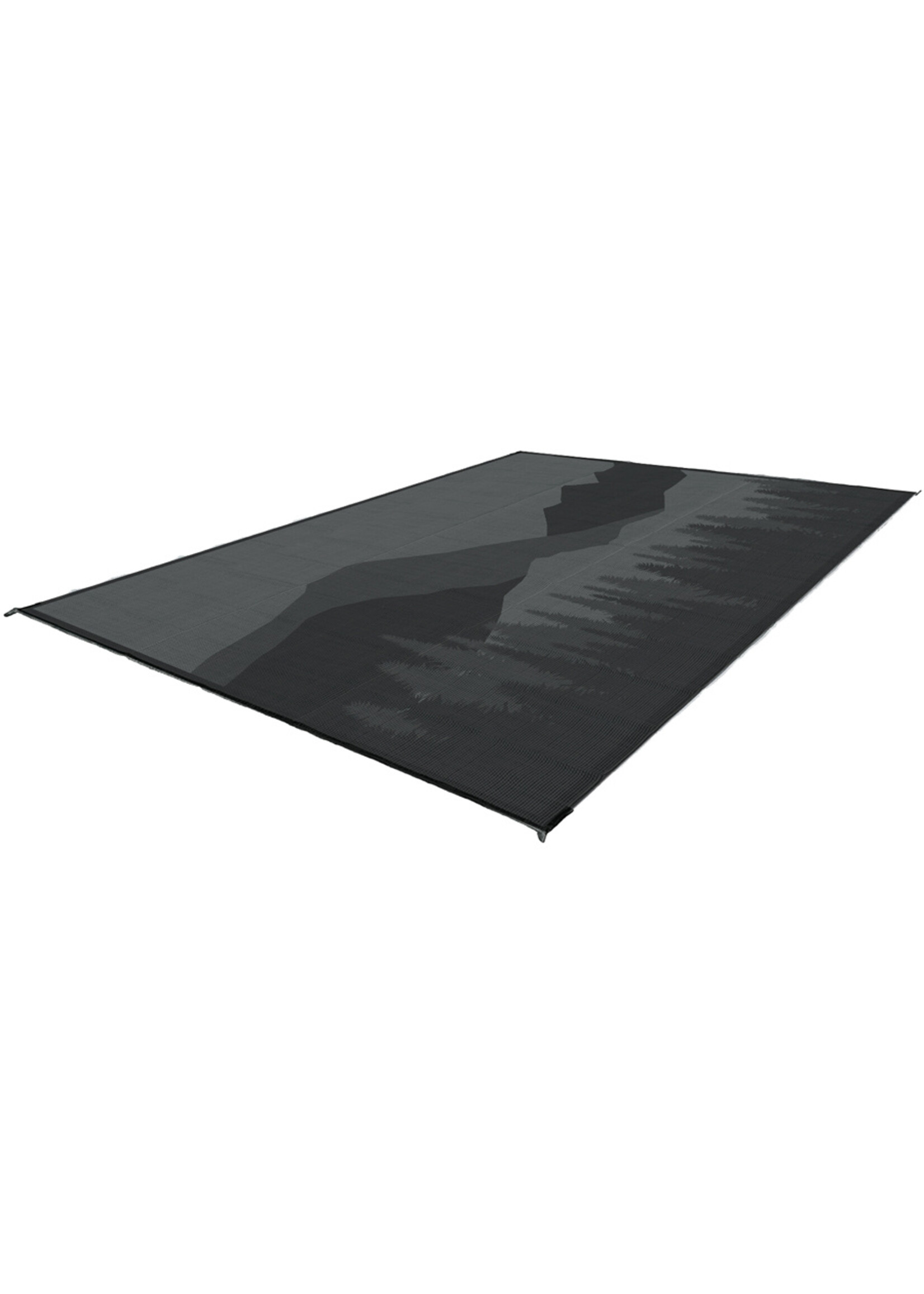 KUMA Tapis d'extérieur MOUNTAIN WILDERNESS 12' x 9' / Black-Grey