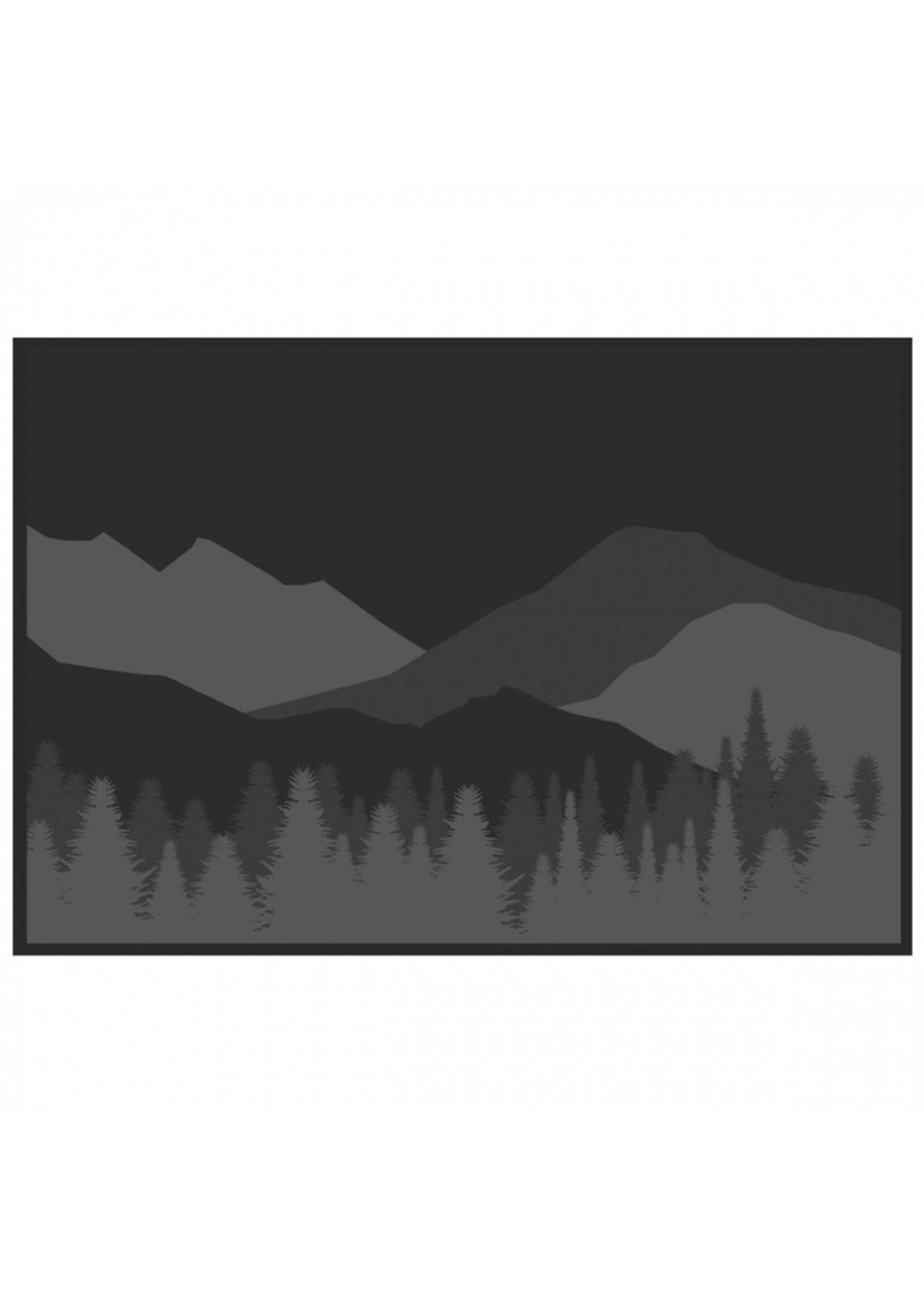 KUMA Tapis d'extérieur MOUNTAIN WILDERNESS 12' x 9' / Black-Grey