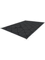 KUMA Tapis d'extérieur STRIPED PEAK  9' x 9' / Black-Grey