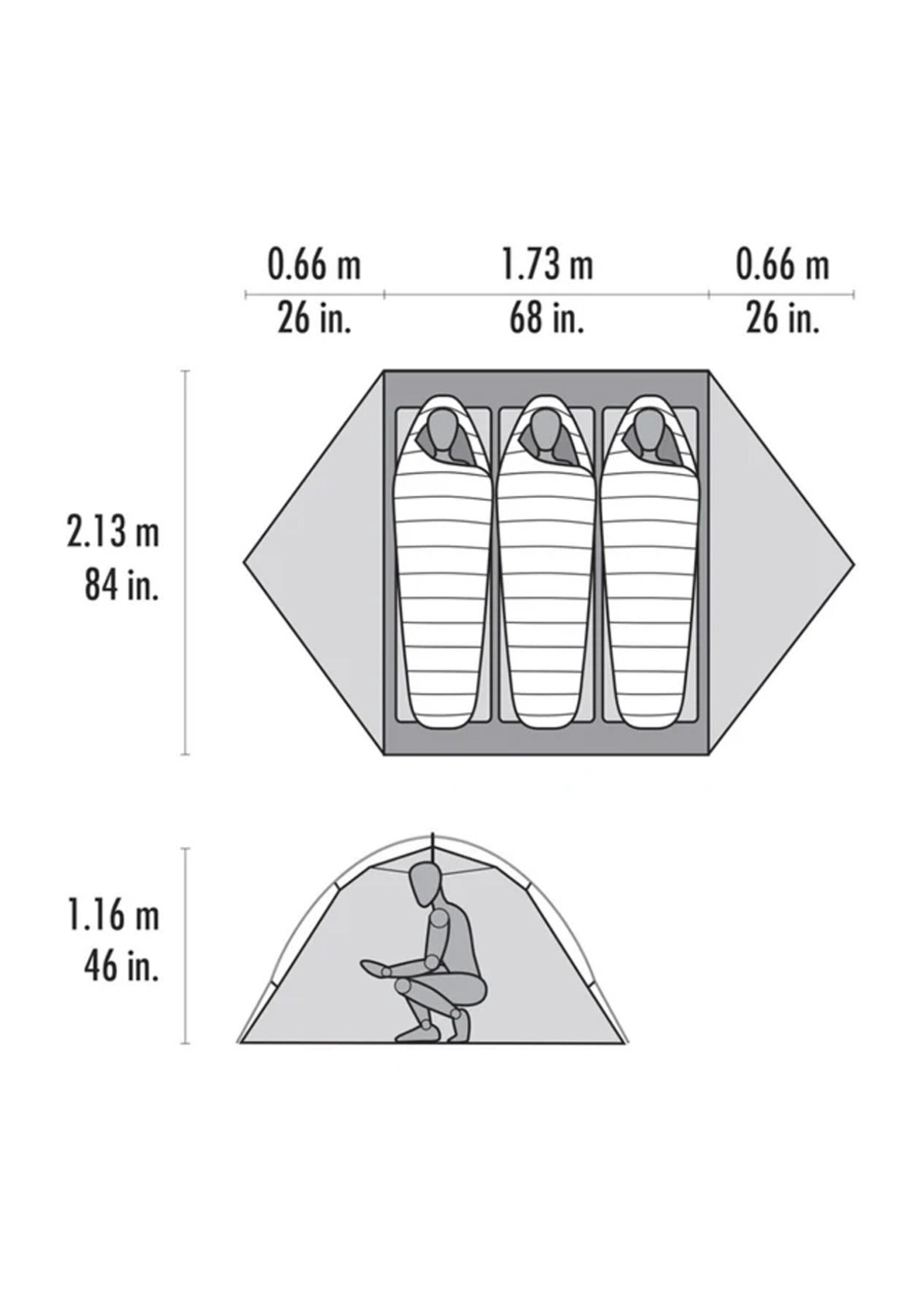 MSR Tente HUBBA HUBBA 3 Tent V7