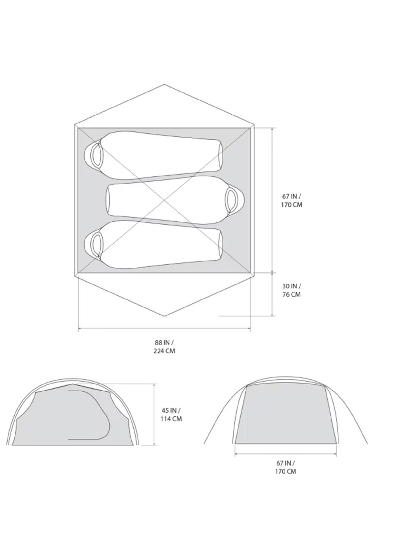 MOUNTAIN HARDWEAR Tente MERIDIAN 3