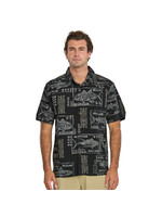QUIKSILVER Chemise BLOCK FISH / Noir (Homme)